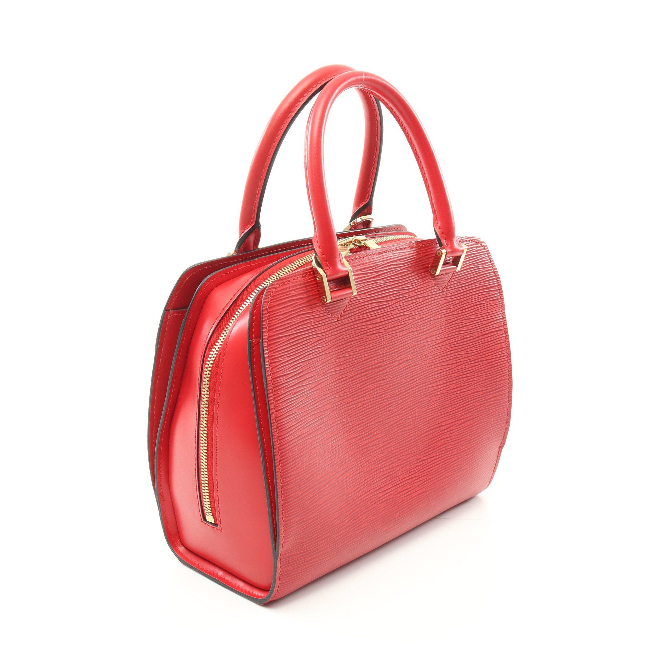 Louis Vuitton Louis Vuitton Pont Neuf Epi Castilian Red Handbag Leather Size ONE SIZE - 2 Thumbnail