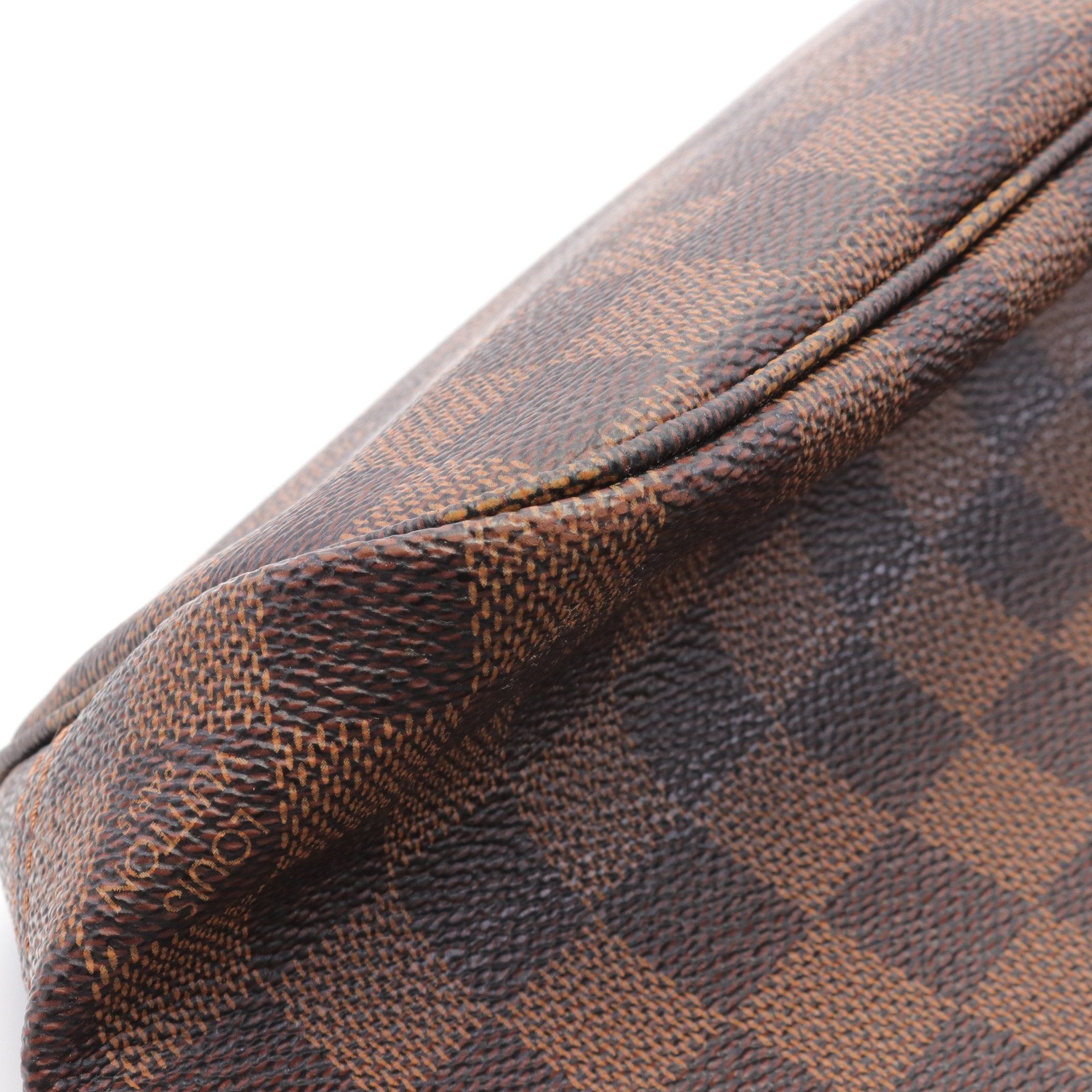 Louis Vuitton Louis Vuitton Neverfull Pm Damier Ebene Handbag Tote Bag Leather Brown Size ONE SIZE - 7 Thumbnail