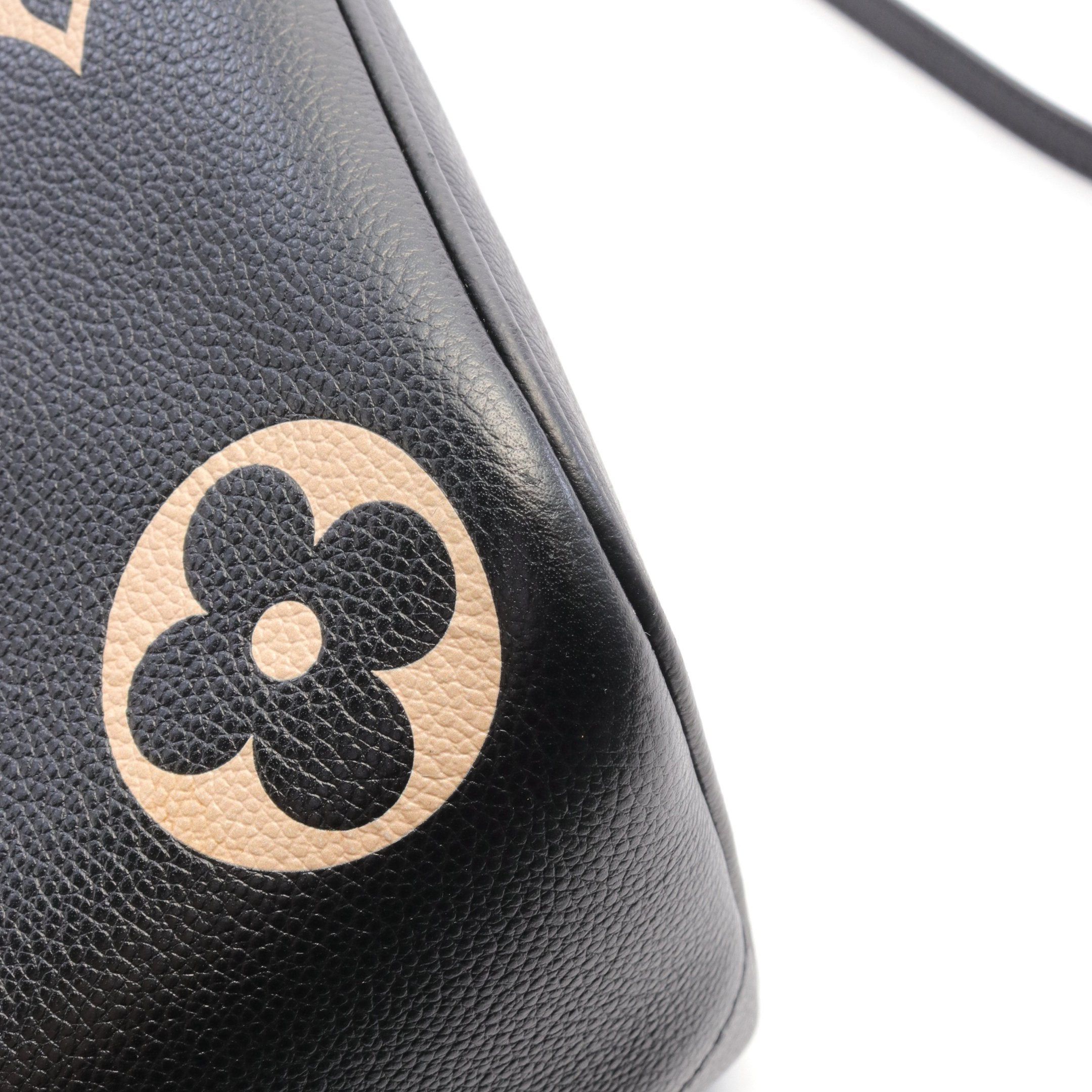 Louis Vuitton Louis Vuitton Neo Noe Mm Bicolor Monogram Empreinte Shoulder Bag Leather Black Beige Size ONE SIZE - 5 Thumbnail