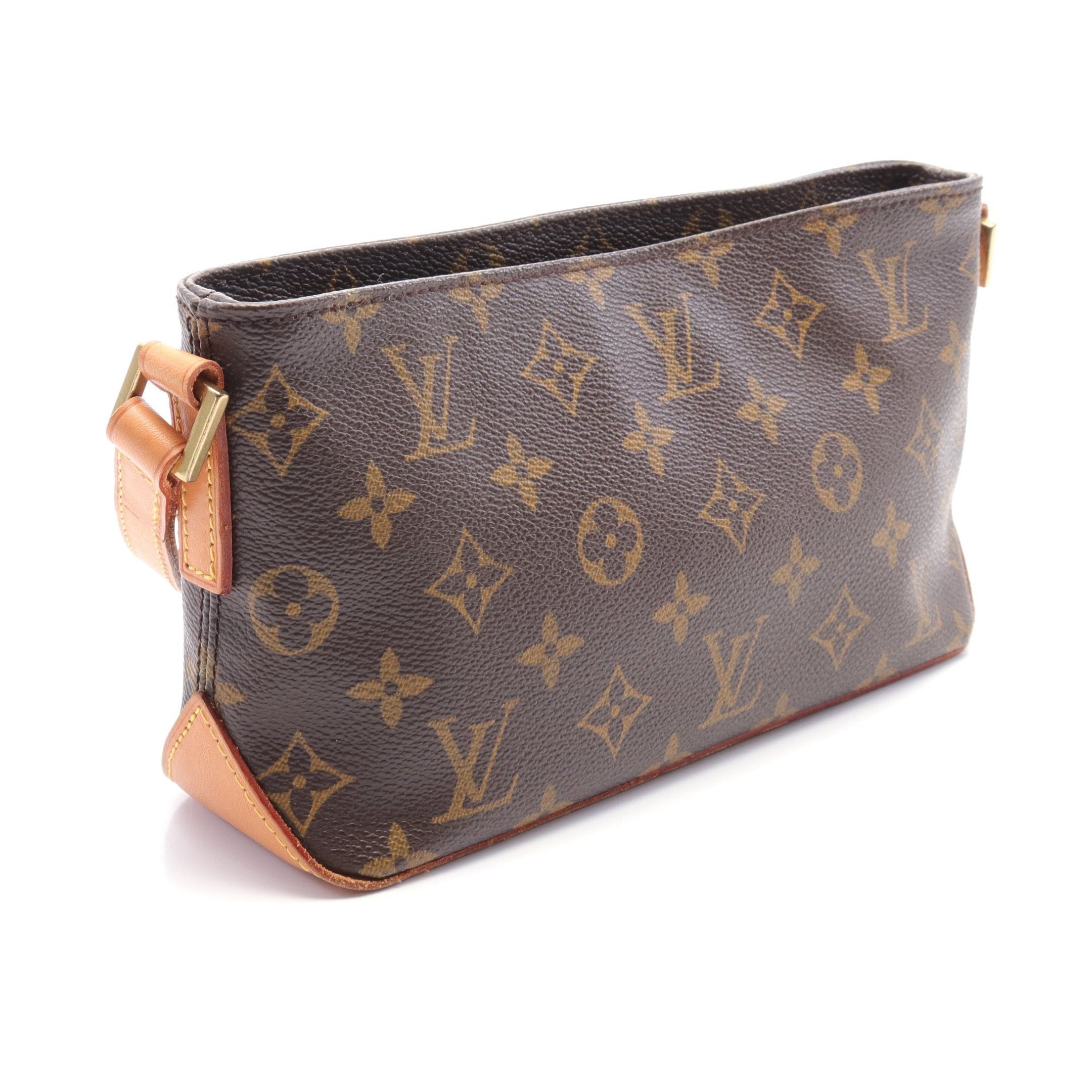 Louis Vuitton Louis Vuitton Trotteur Monogram Shoulder Bag Leather Brown Size ONE SIZE - 2 Thumbnail