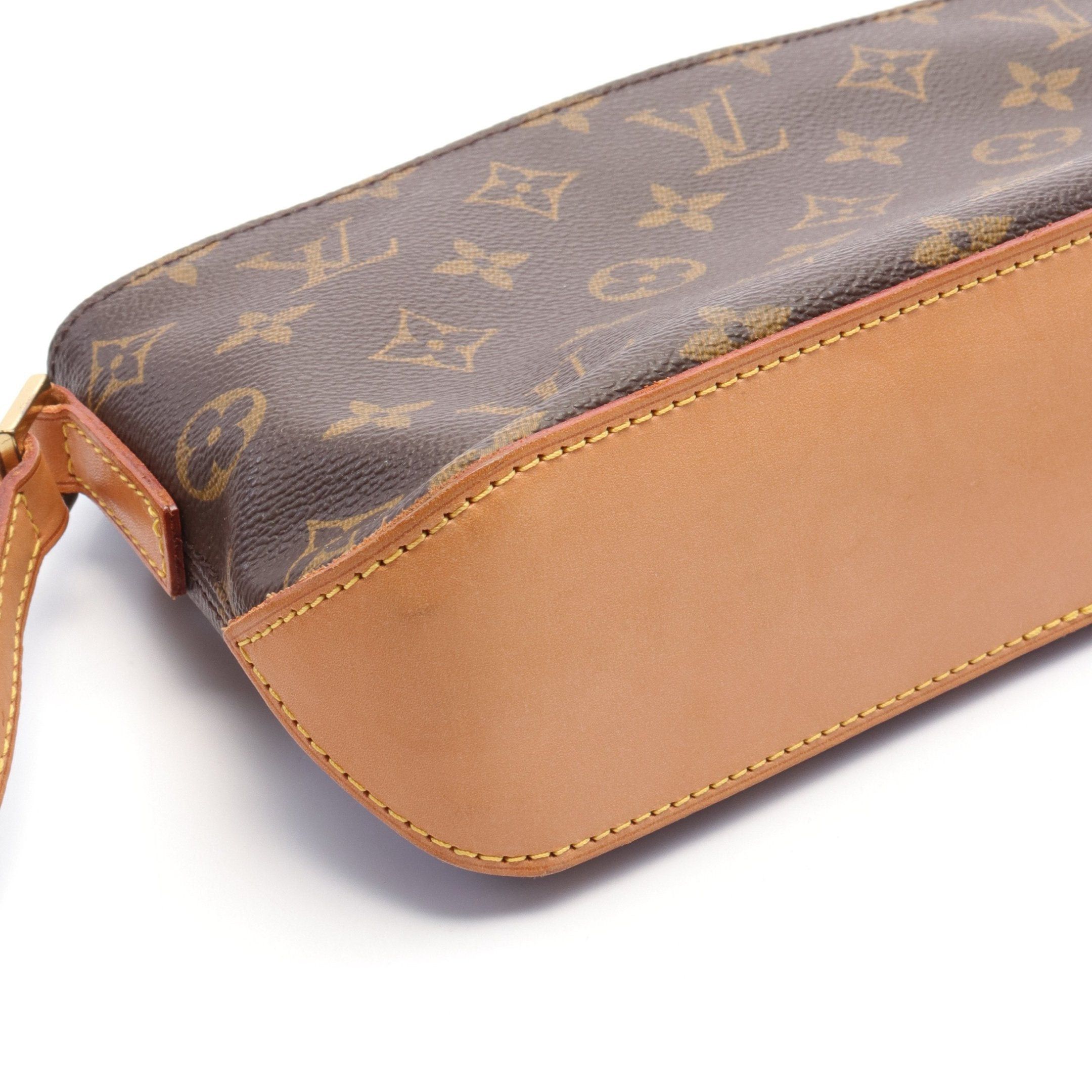 Louis Vuitton Louis Vuitton Trotteur Monogram Shoulder Bag Leather Brown Size ONE SIZE - 6 Thumbnail