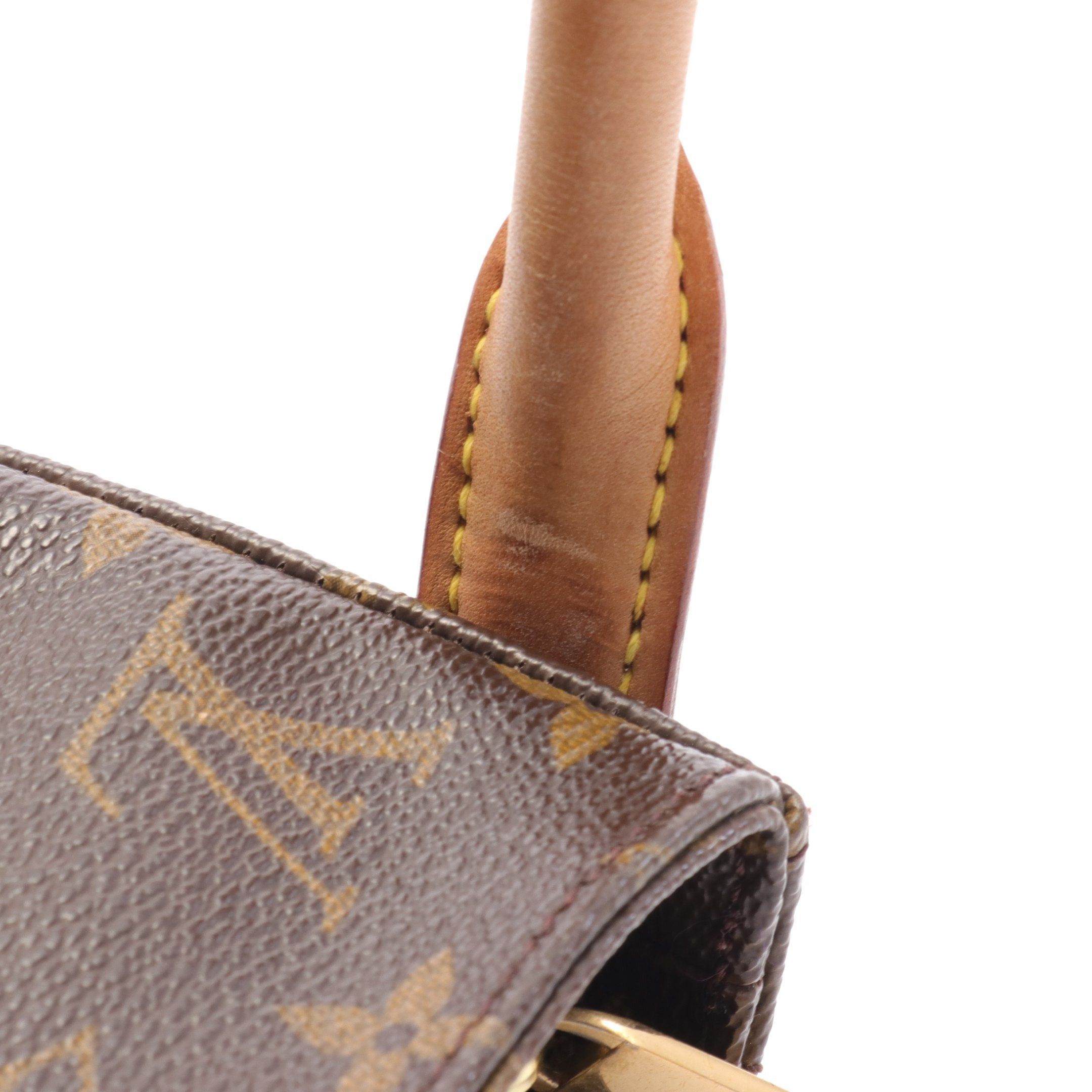 Louis Vuitton Louis Vuitton Looping Gm Monogram Shoulder Bag Leather Brown Size ONE SIZE - 9 Thumbnail
