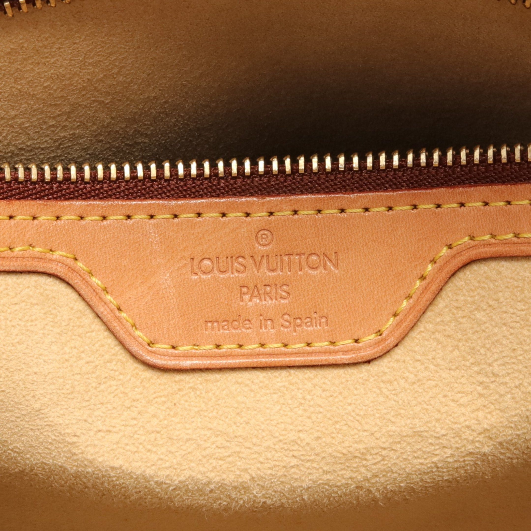Louis Vuitton Louis Vuitton Looping Gm Monogram Shoulder Bag Leather Brown Size ONE SIZE - 4 Thumbnail