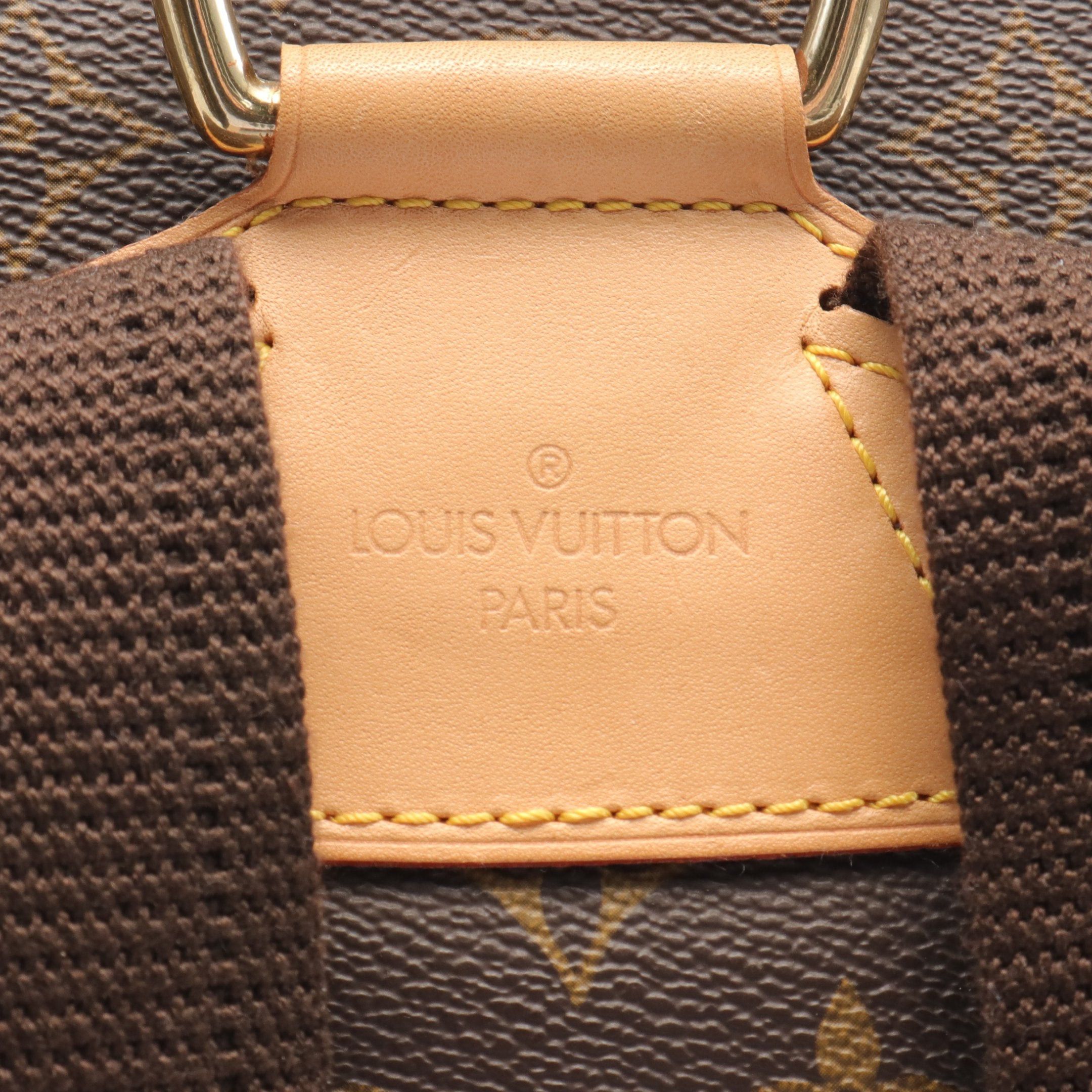 Louis Vuitton Louis Vuitton Montsouris Gm Monogram Backpack Rucksack Leather Brown Size ONE SIZE - 10 Thumbnail
