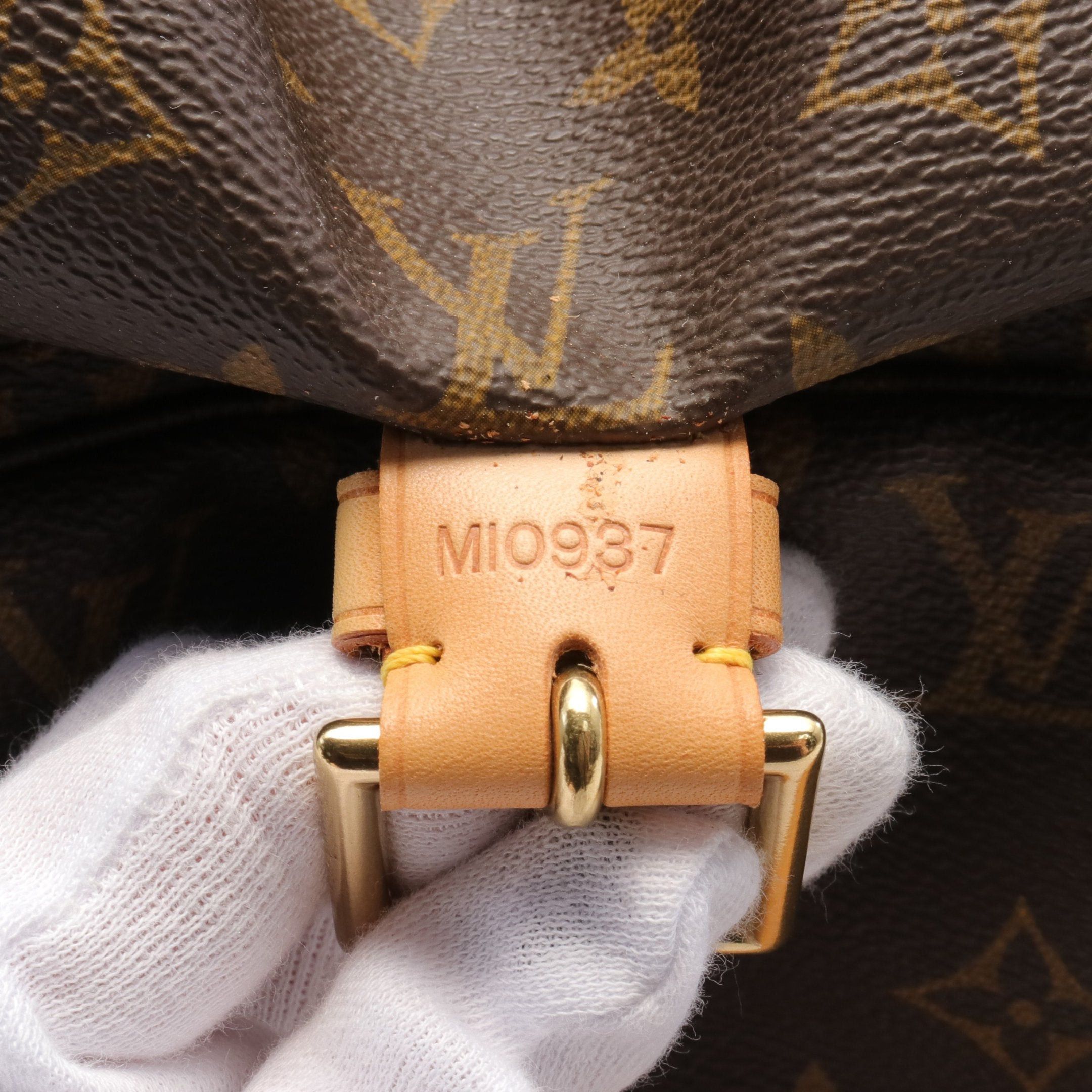 Louis Vuitton Louis Vuitton Montsouris Gm Monogram Backpack Rucksack Leather Brown Size ONE SIZE - 5 Thumbnail