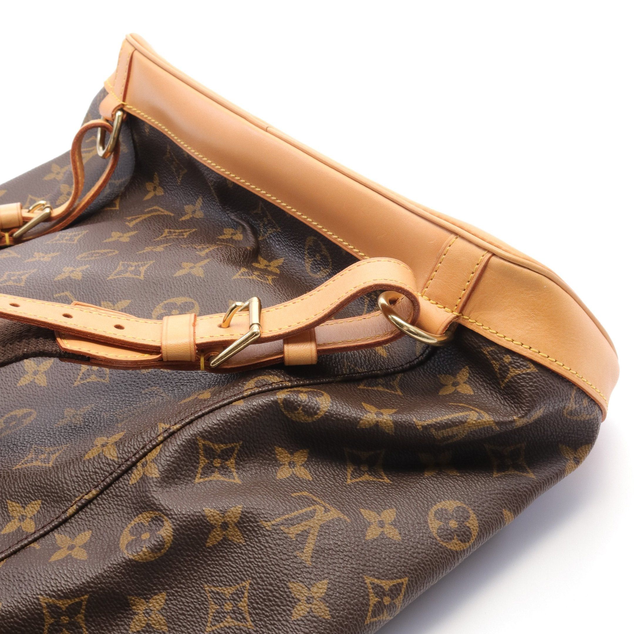 Louis Vuitton Louis Vuitton Montsouris Gm Monogram Backpack Rucksack Leather Brown Size ONE SIZE - 9 Thumbnail