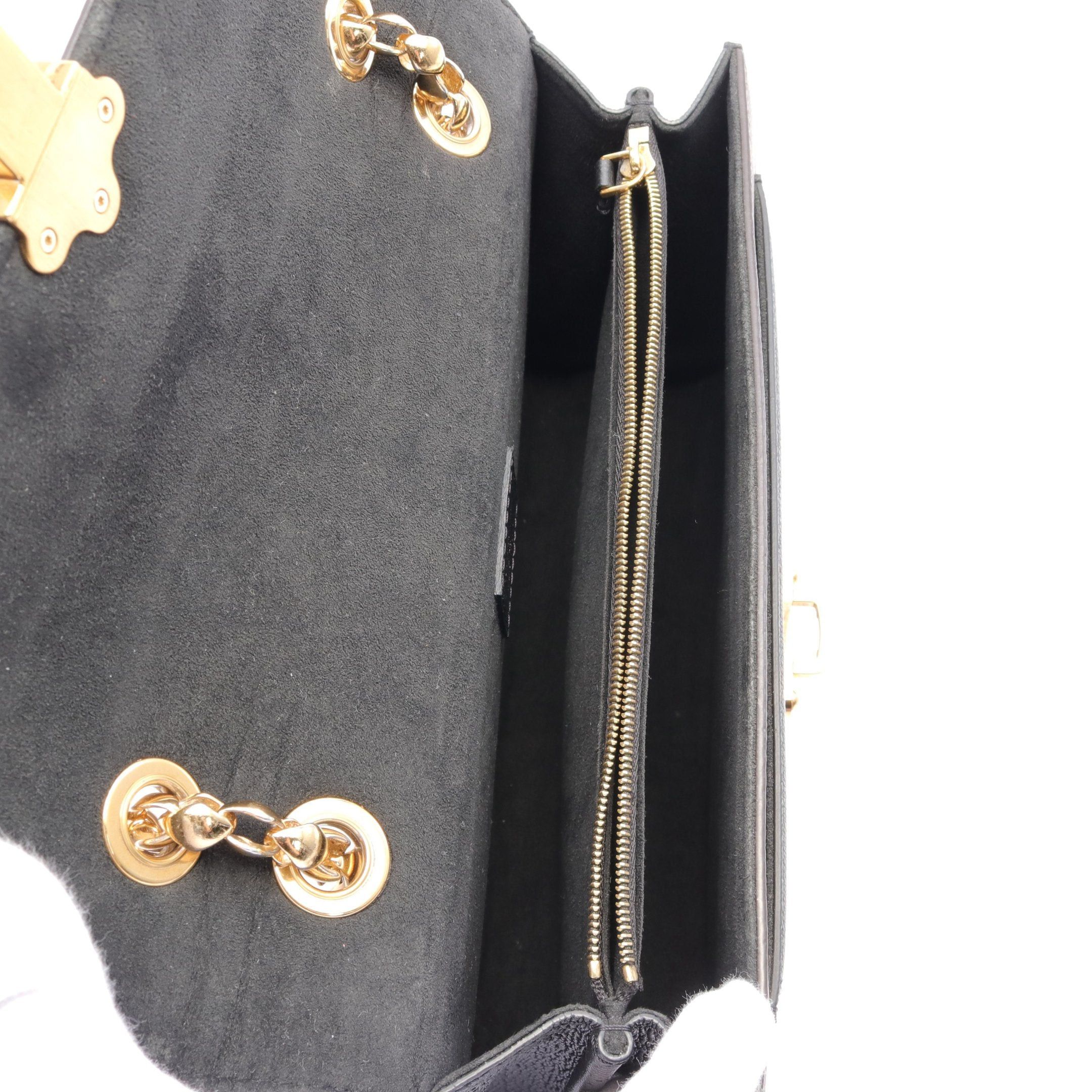 Louis Vuitton Louis Vuitton Victor Monogram Double Chain Shoulder Bag Leather Brown Black Size ONE SIZE - 3 Thumbnail