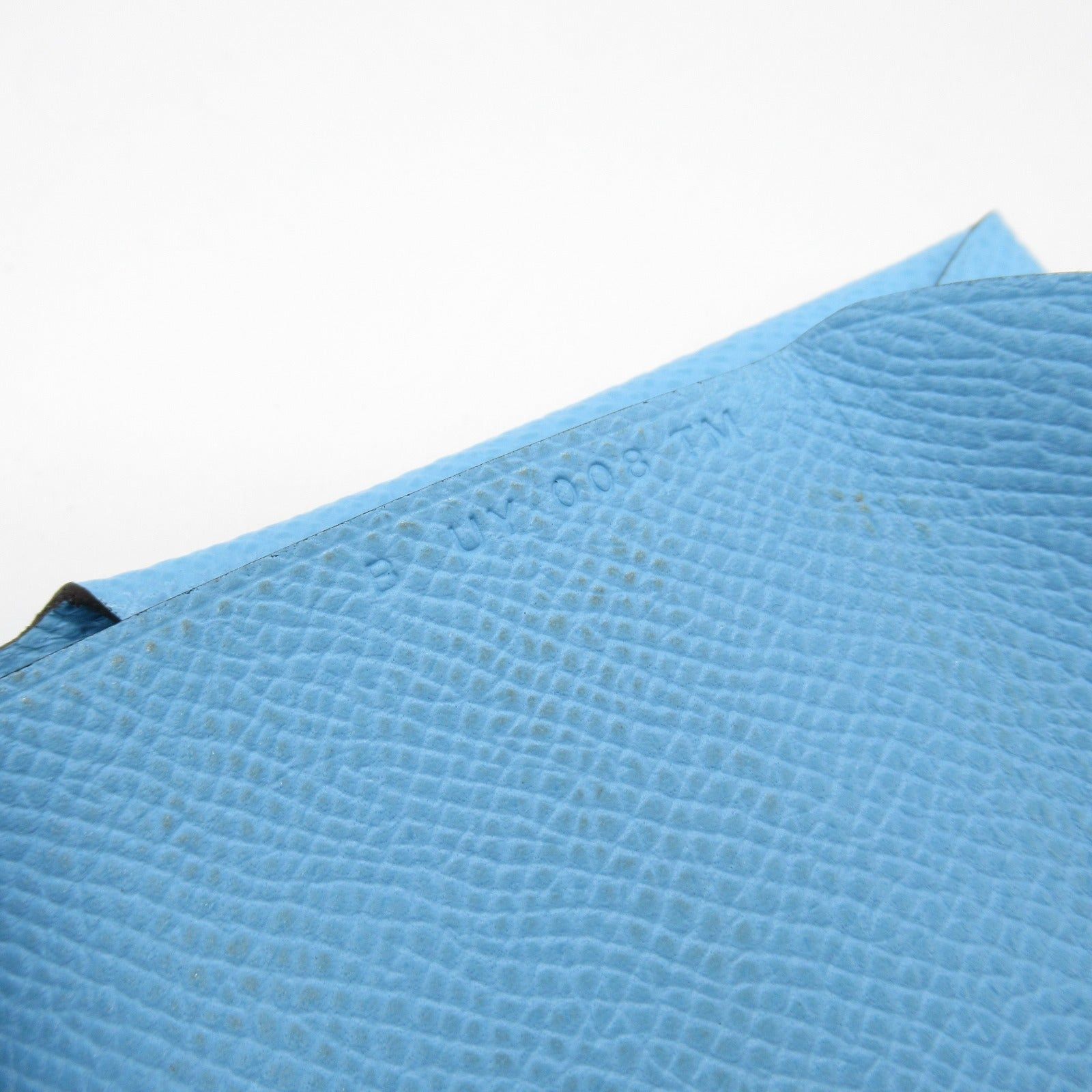 Hermes Hermes Calviduo Celeste Card Case Leather Veau Epsom Blue Silver Hardware B Stamp Size ONE SIZE - 7 Thumbnail