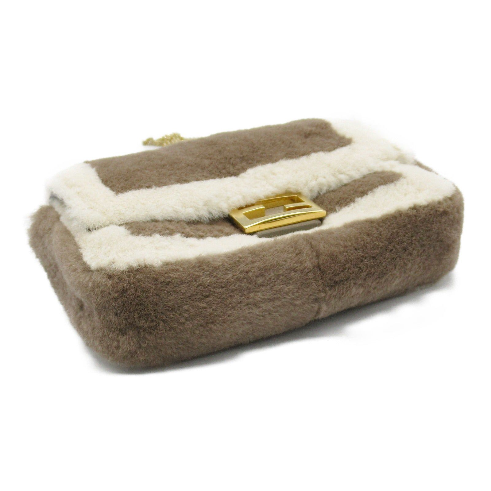 Fendi Fendi Nano Bucket Shoulder Pouch Handbag Others Brown Size ONE SIZE - 4 Thumbnail