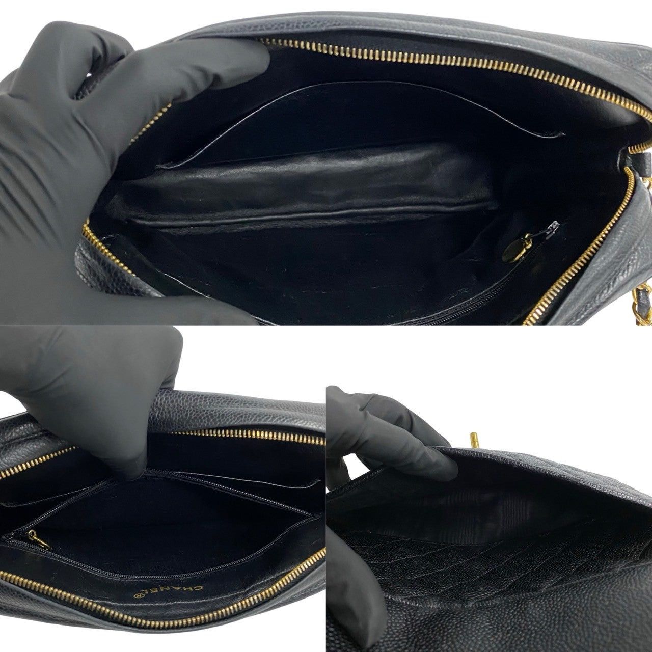 Chanel Chanel Shoulder Bag Black Leather Size ONE SIZE - 8 Thumbnail