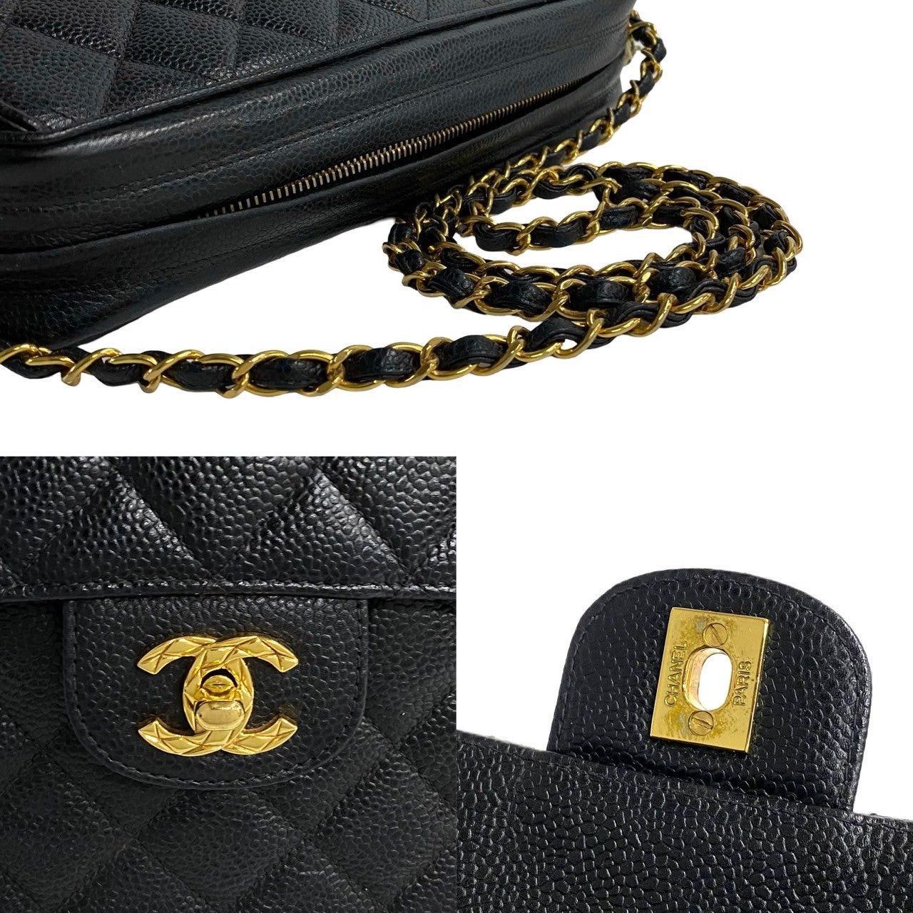 Chanel Chanel Shoulder Bag Black Leather Size ONE SIZE - 4 Thumbnail