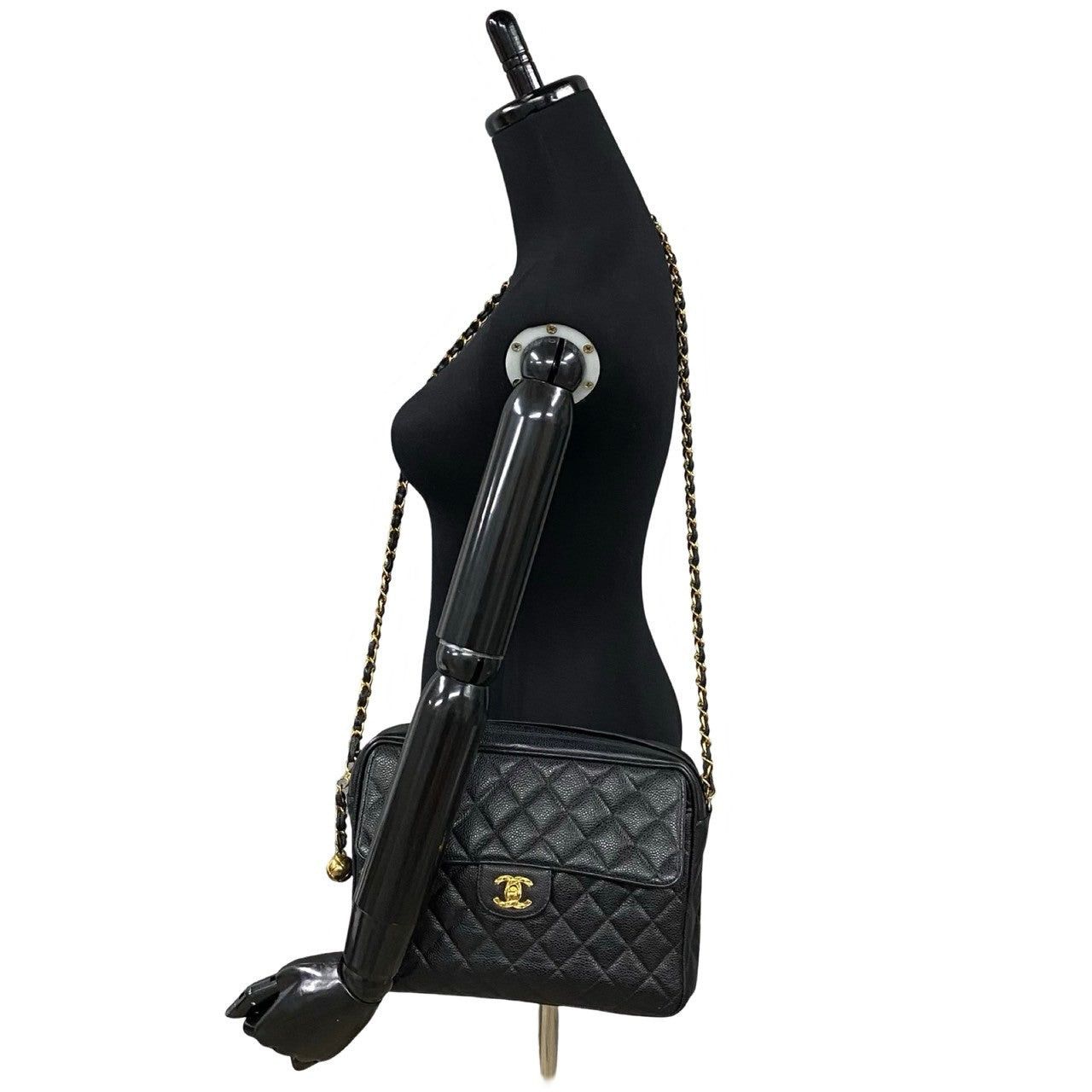 Chanel Chanel Shoulder Bag Black Leather Size ONE SIZE - 2 Thumbnail