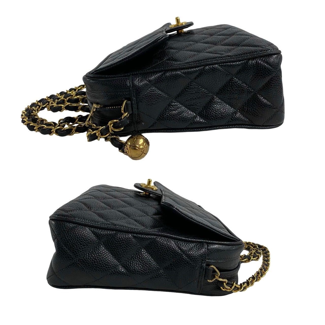 Chanel Chanel Shoulder Bag Black Leather Size ONE SIZE - 6 Thumbnail