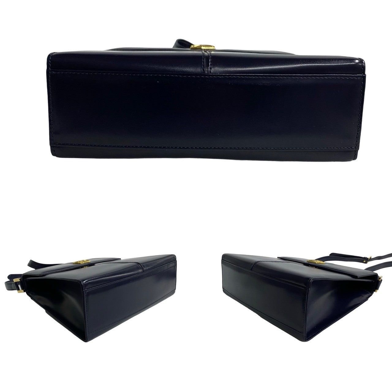 Yves Saint Laurent Yves Saint Laurent Shoulder Bag Blue Leather Size ONE SIZE - 6 Thumbnail