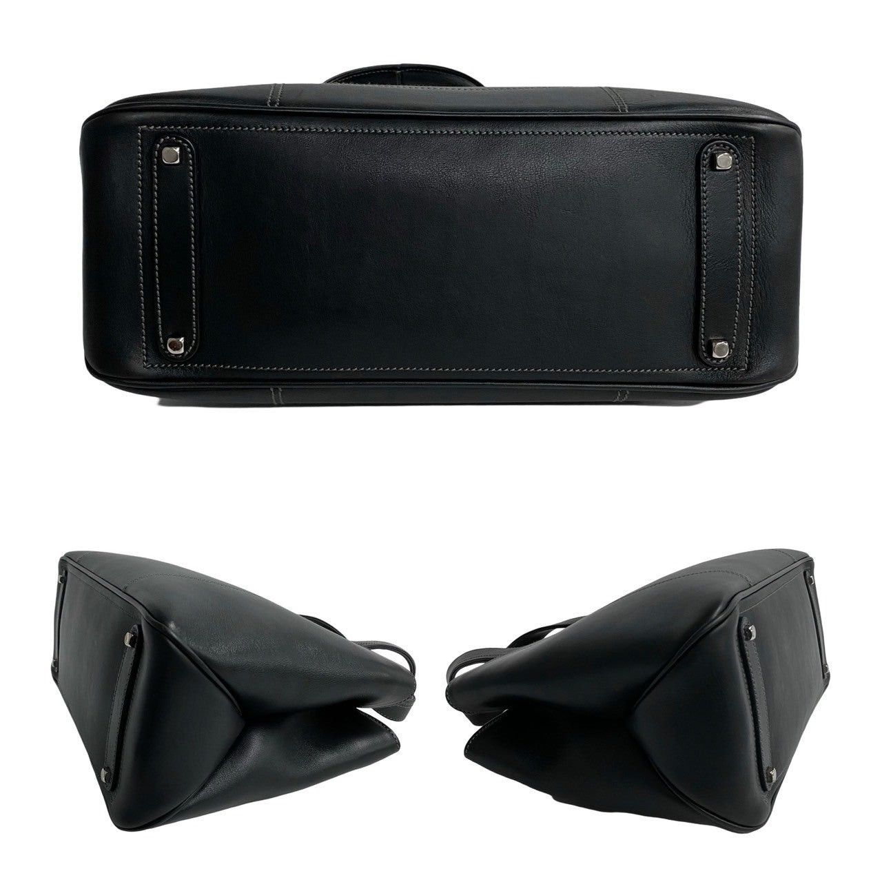 Salvatore Ferragamo Salvatore Ferragamo Handbag Black Leather Size ONE SIZE - 6 Thumbnail