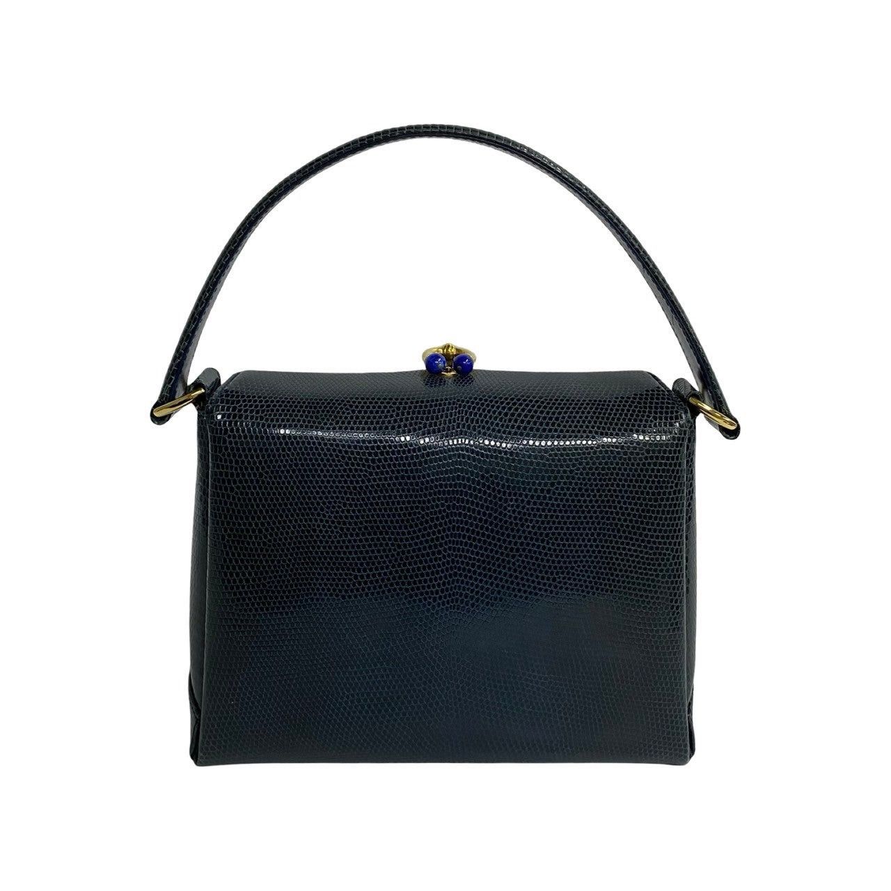 Gucci Gucci Handbag Navy Lizard Size ONE SIZE - 4 Thumbnail