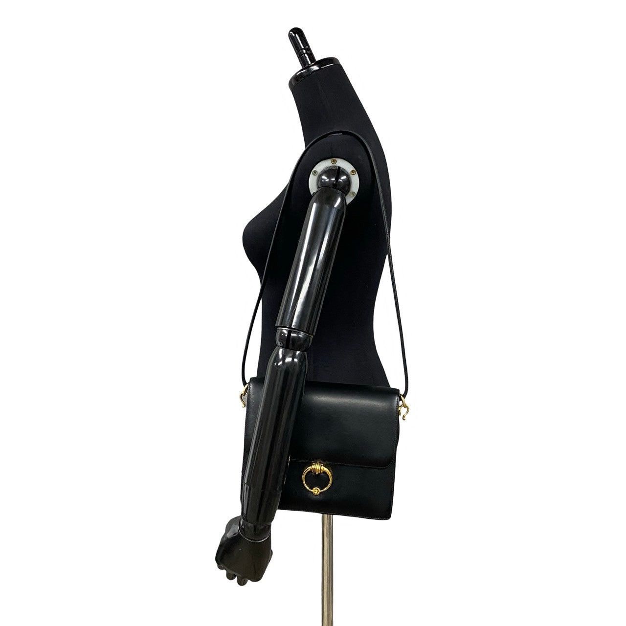 Hermes Hermes Shoulder Bag Black Leather Size ONE SIZE - 2 Thumbnail