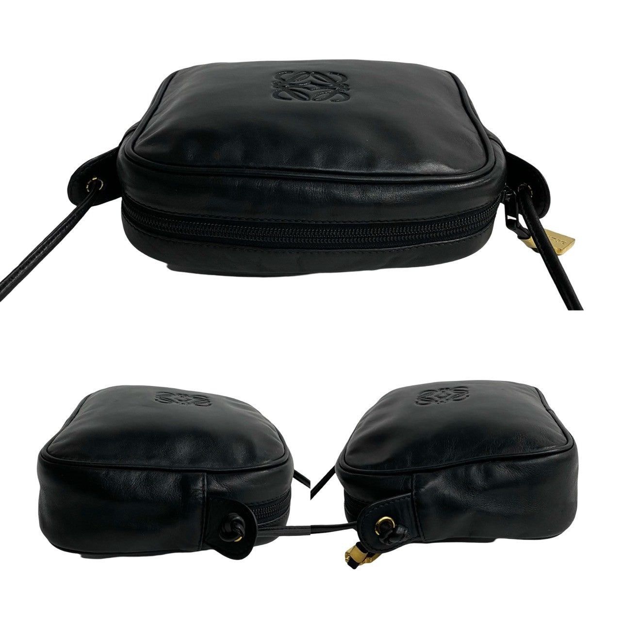 Loewe Loewe Shoulder Bag Black Leather Size ONE SIZE - 5 Thumbnail