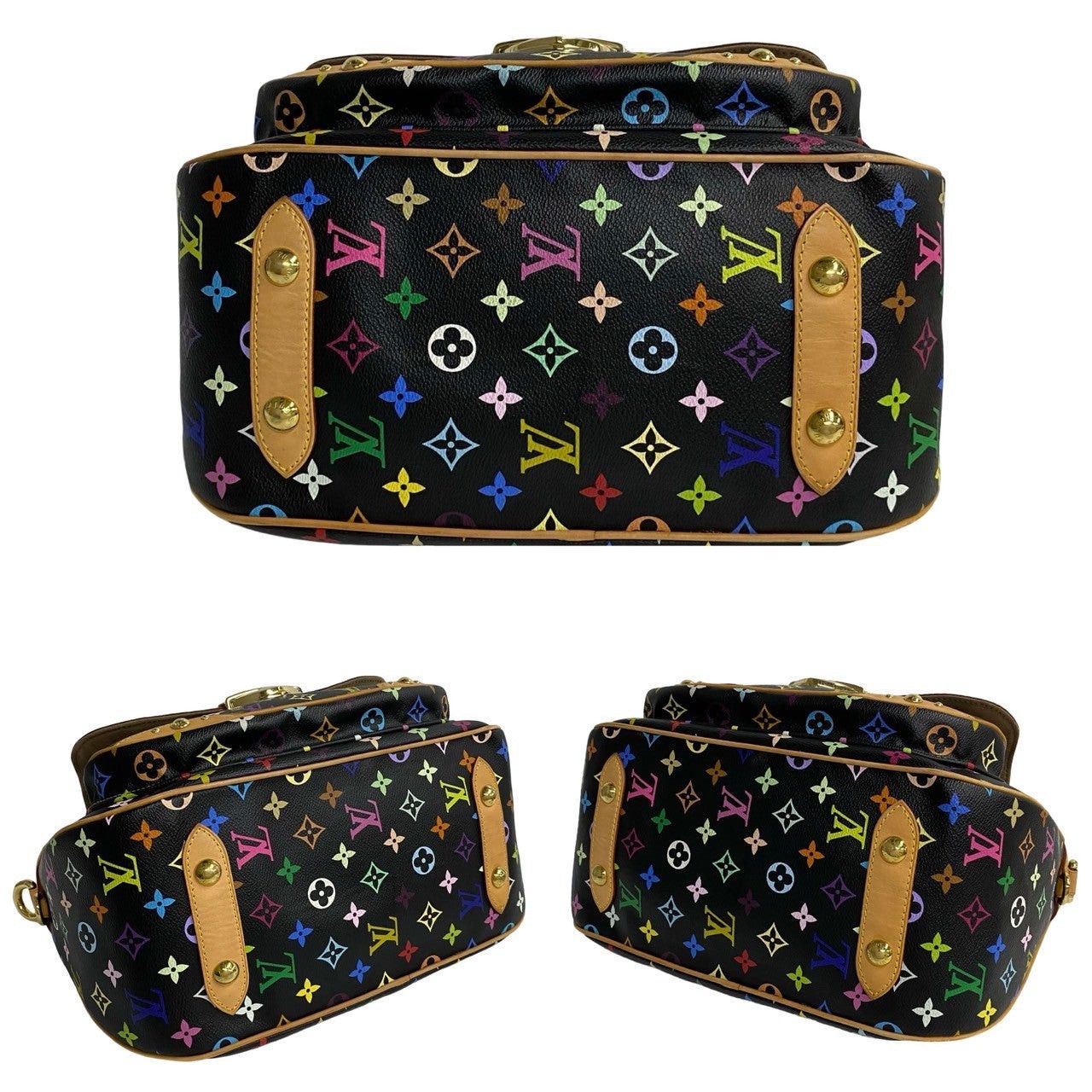Louis Vuitton Louis Vuitton Shoulder Bag Black Leather Size ONE SIZE - 6 Thumbnail