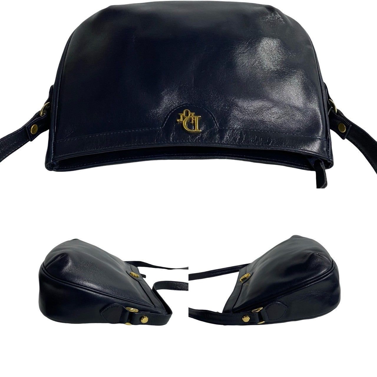Dior Dior Shoulder Bag Blue Leather Size ONE SIZE - 5 Thumbnail