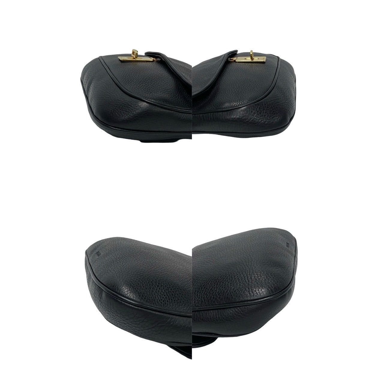 Prada Prada Shoulder Bag Black Leather Size ONE SIZE - 7 Thumbnail