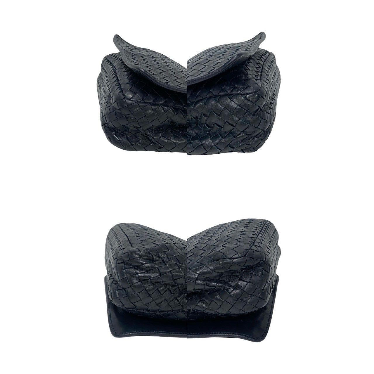 Bottega Veneta Bottega Veneta Shoulder Bag Navy Leather Size ONE SIZE - 7 Thumbnail