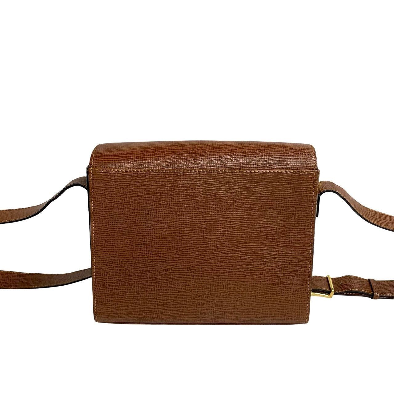Celine Celine Shoulder Bag Brown Leather Size ONE SIZE - 4 Thumbnail
