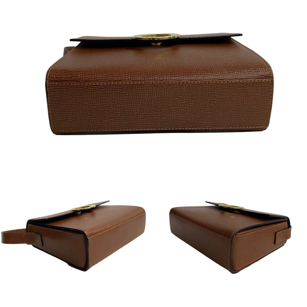 Celine Celine Shoulder Bag Brown Leather Size ONE SIZE - 6 Thumbnail