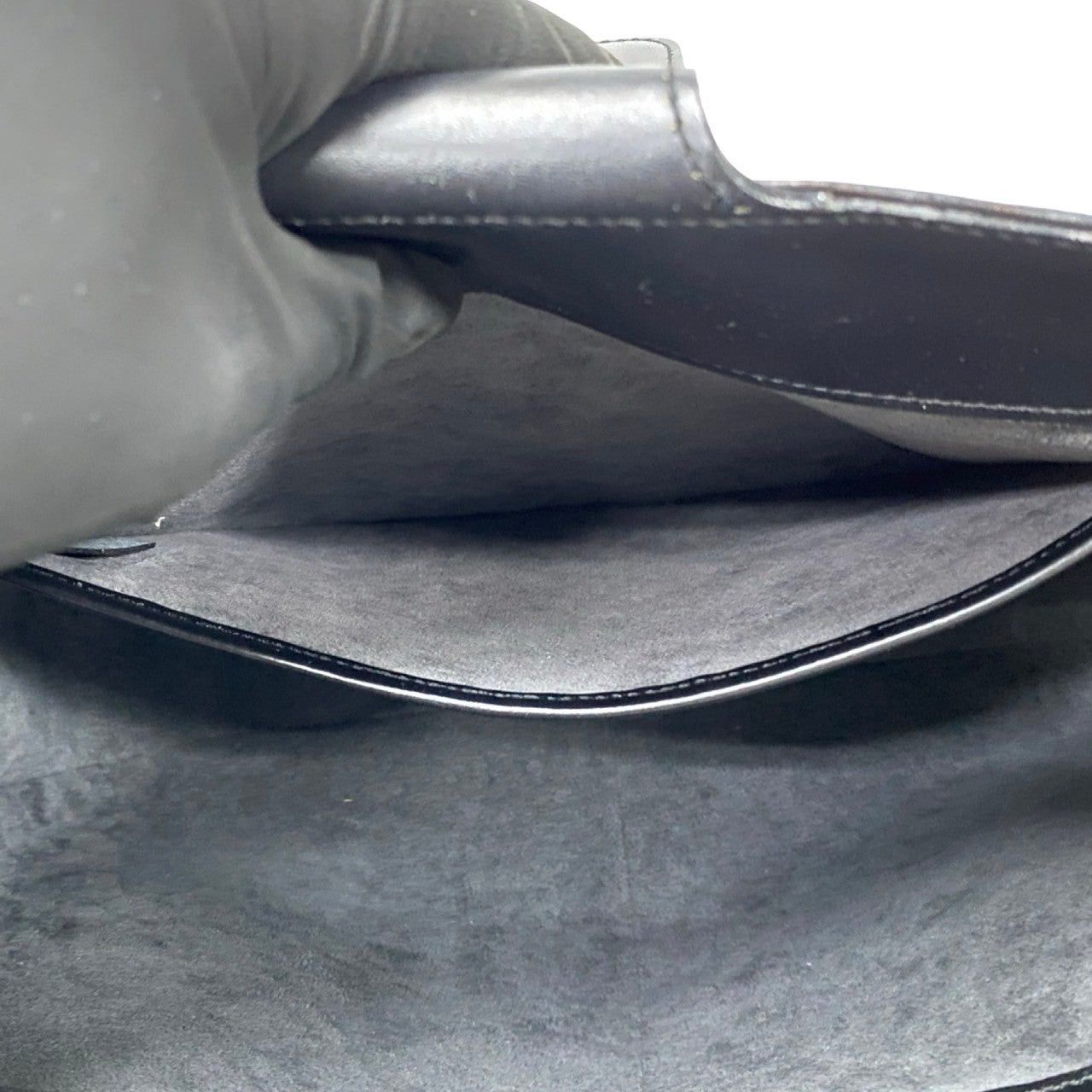 Louis Vuitton Louis Vuitton Shoulder Bag Black Leather Size ONE SIZE - 9 Thumbnail