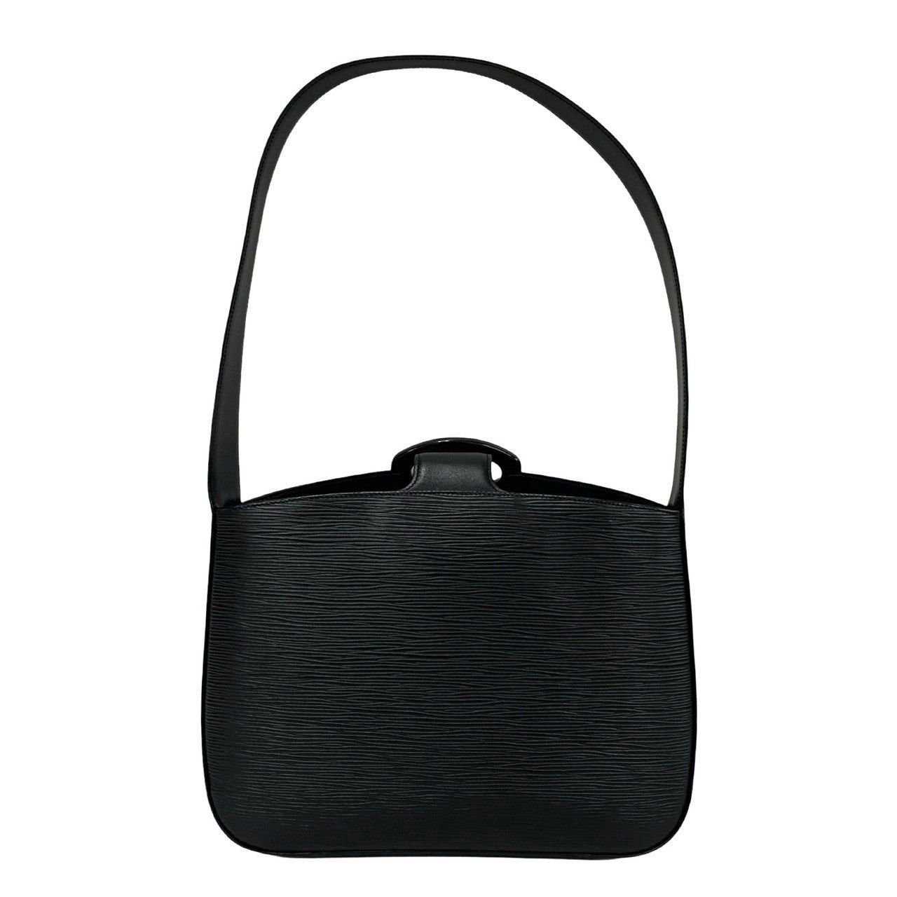 Louis Vuitton Louis Vuitton Shoulder Bag Black Leather Size ONE SIZE - 4 Thumbnail