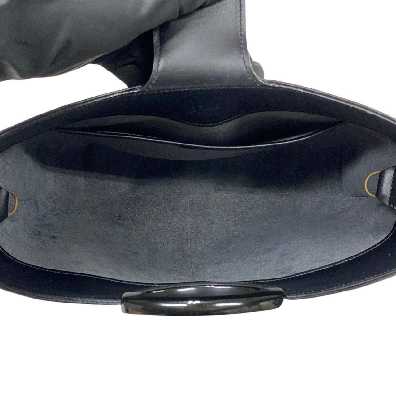 Louis Vuitton Louis Vuitton Shoulder Bag Black Leather Size ONE SIZE - 8 Thumbnail