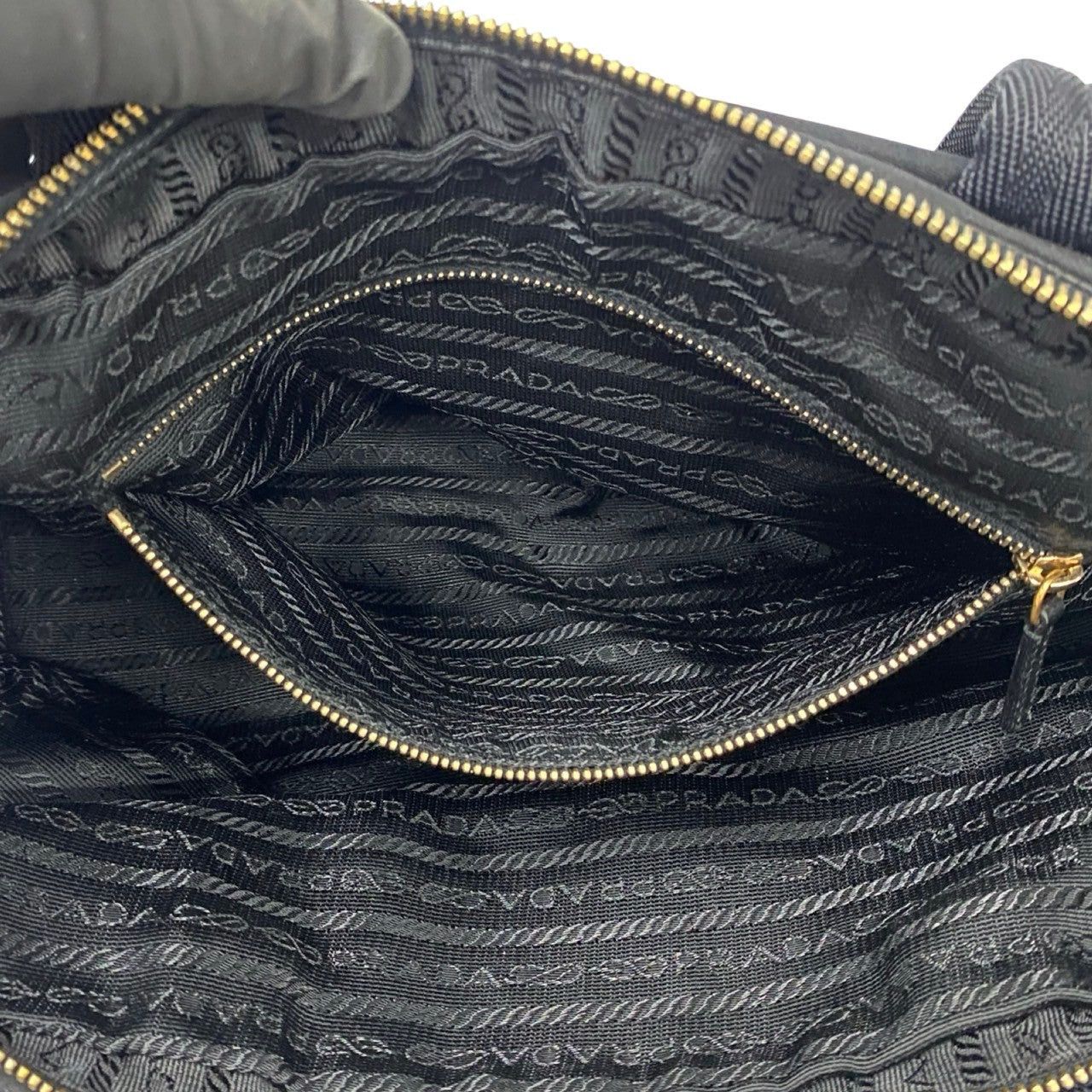 Prada Prada Handbag Black Synthetic Size ONE SIZE - 9 Thumbnail