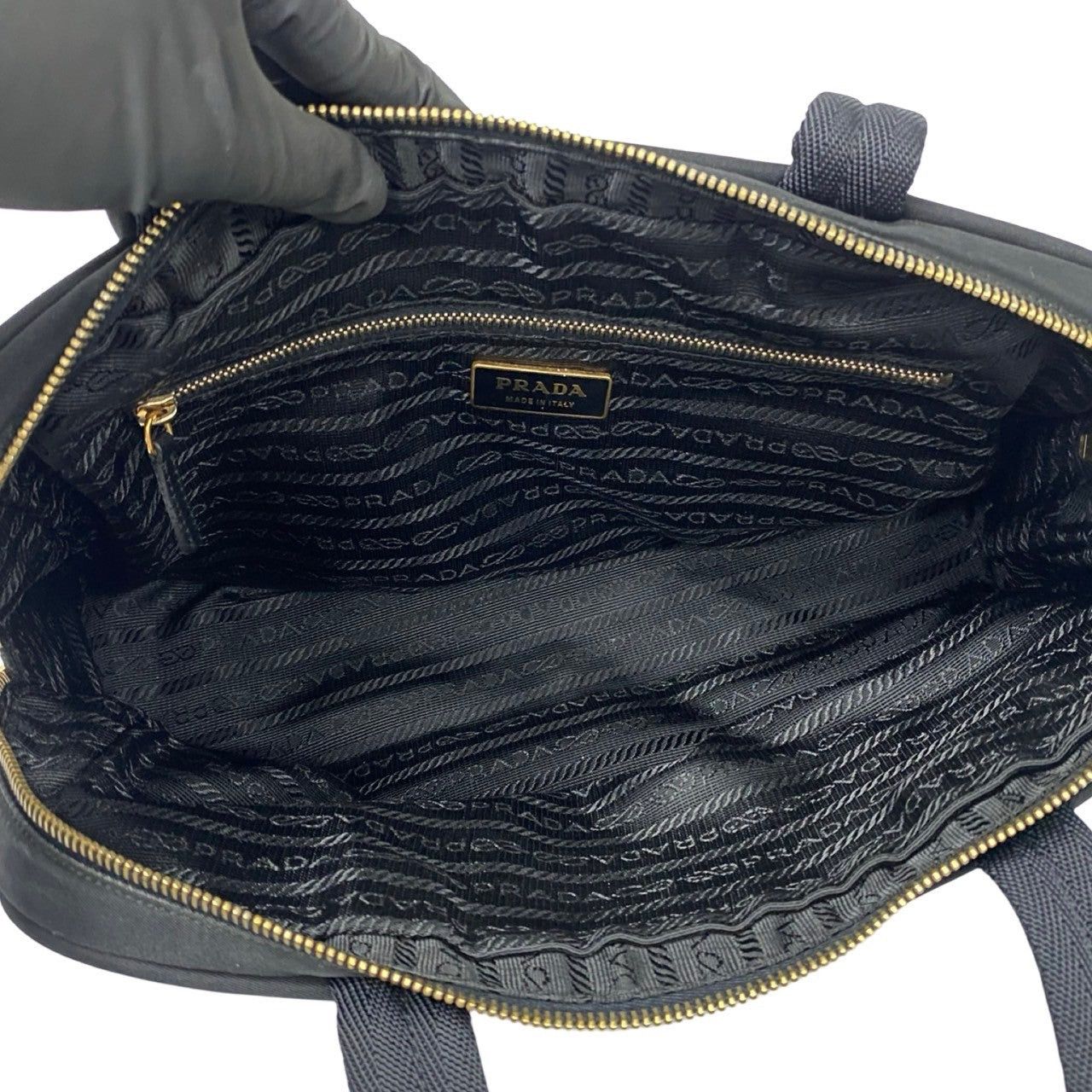 Prada Prada Handbag Black Synthetic Size ONE SIZE - 8 Thumbnail