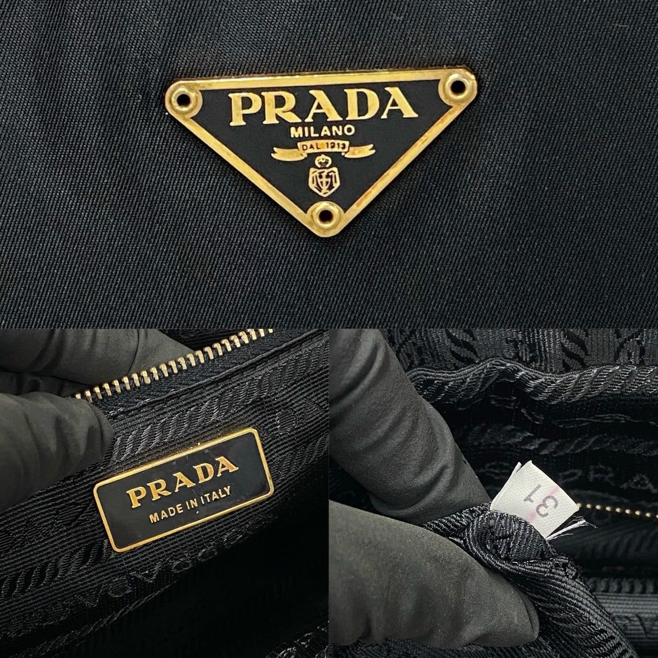 Prada Prada Handbag Black Synthetic Size ONE SIZE - 3 Thumbnail