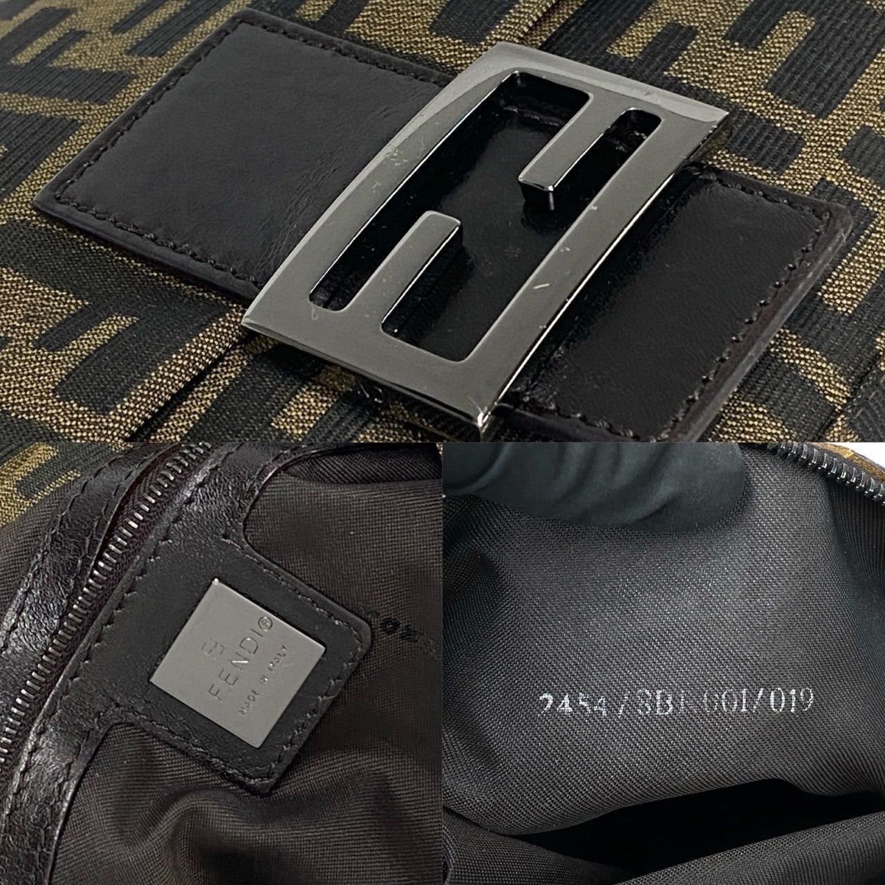 Fendi Fendi Shoulder Bag Brown Leather Size ONE SIZE - 3 Thumbnail