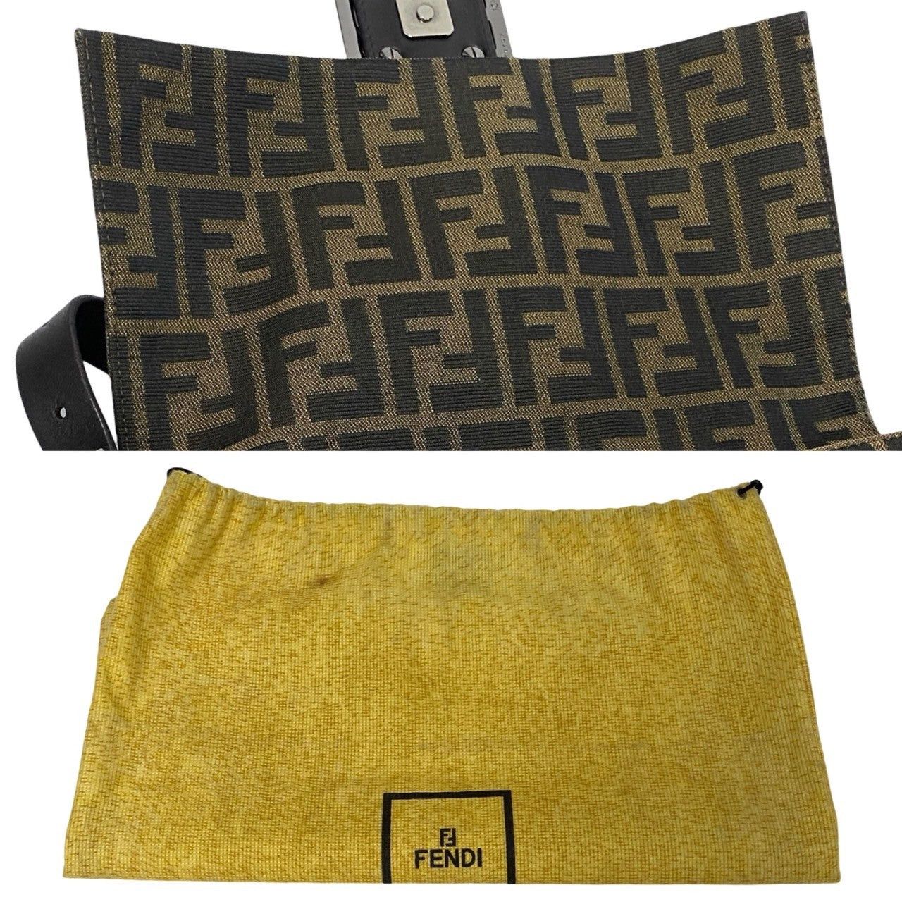 Fendi Fendi Shoulder Bag Brown Leather Size ONE SIZE - 8 Thumbnail