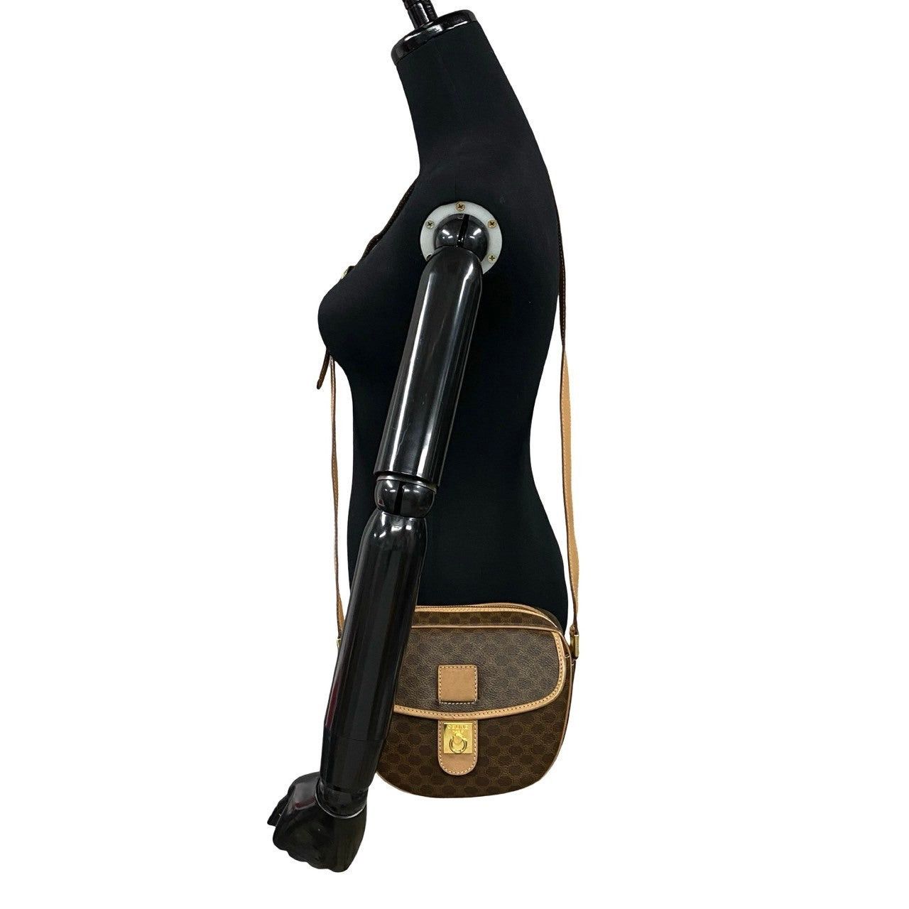 Celine Celine Shoulder Bag Brown Leather Size ONE SIZE - 2 Thumbnail