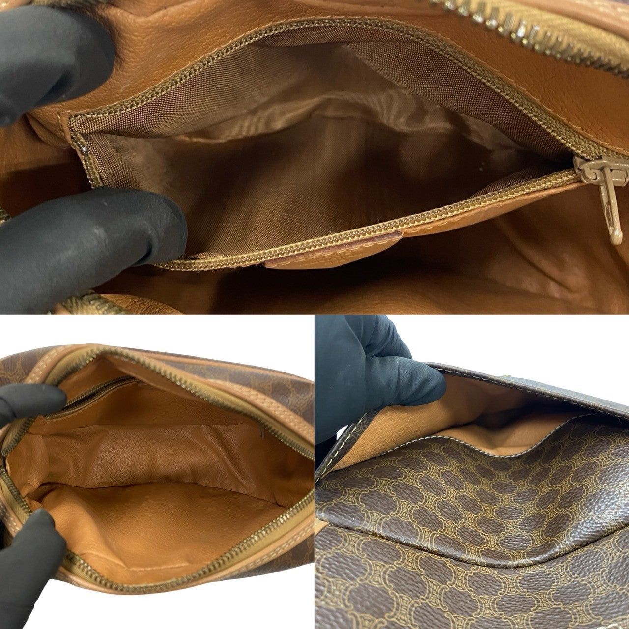 Celine Celine Shoulder Bag Brown Leather Size ONE SIZE - 9 Thumbnail