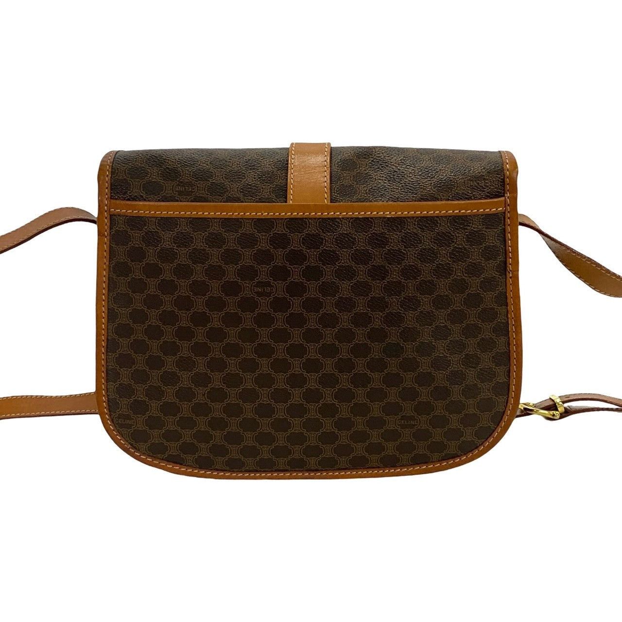 Celine Celine Shoulder Bag Brown Leather Size ONE SIZE - 4 Thumbnail