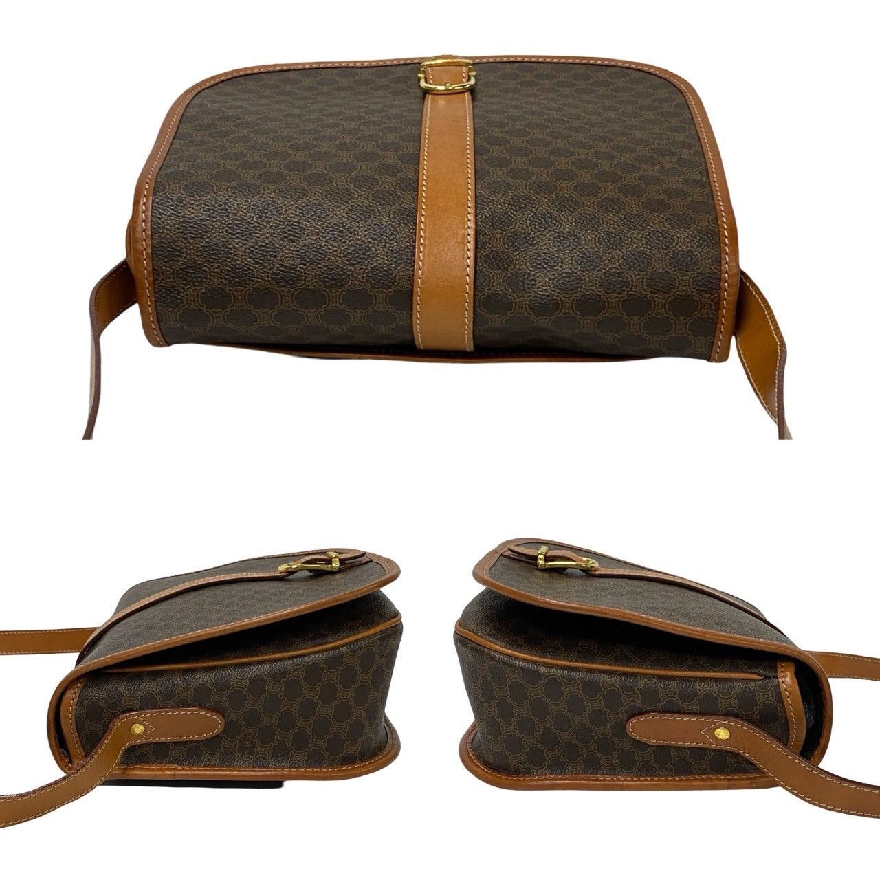 Celine Celine Shoulder Bag Brown Leather Size ONE SIZE - 5 Thumbnail