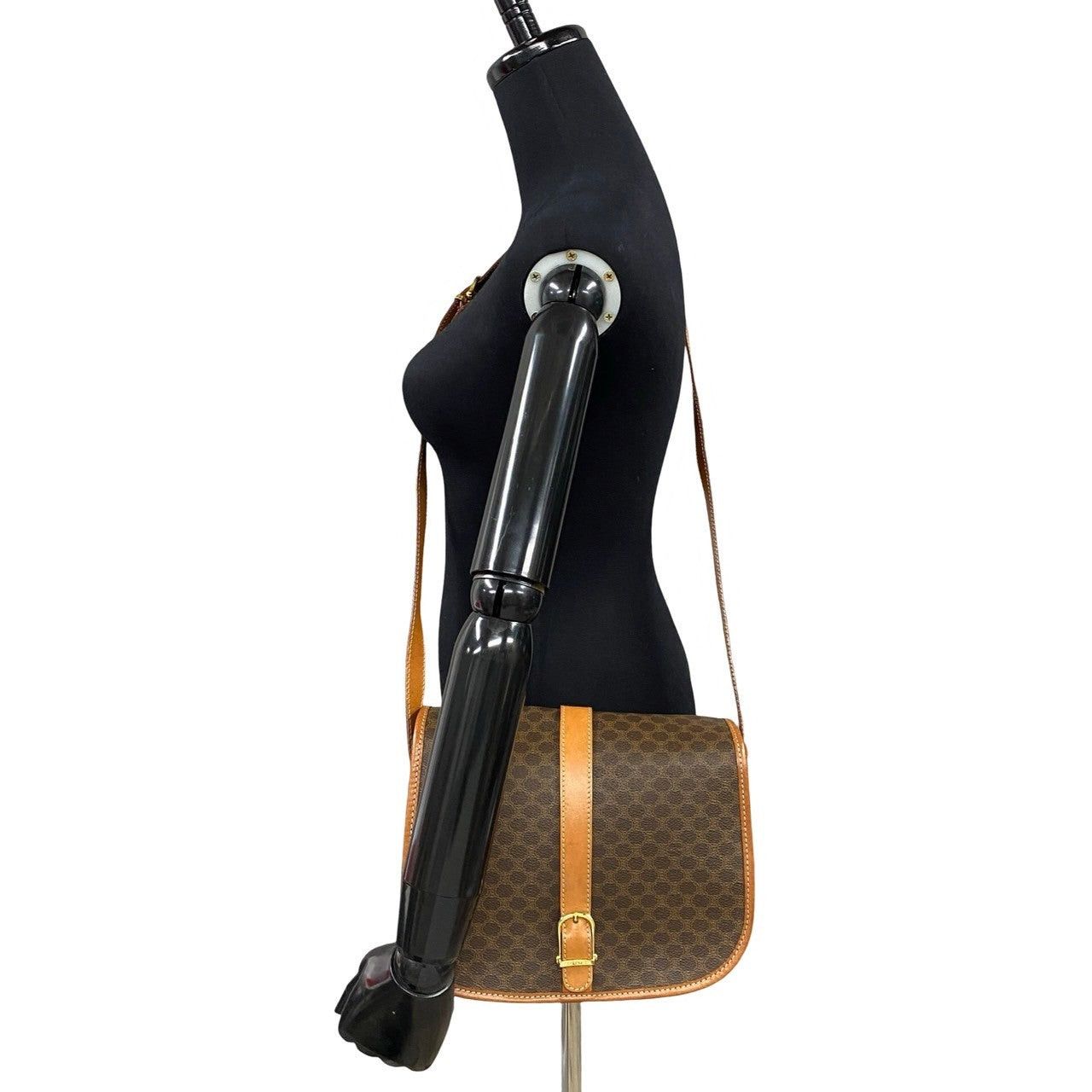 Celine Celine Shoulder Bag Brown Leather Size ONE SIZE - 2 Thumbnail
