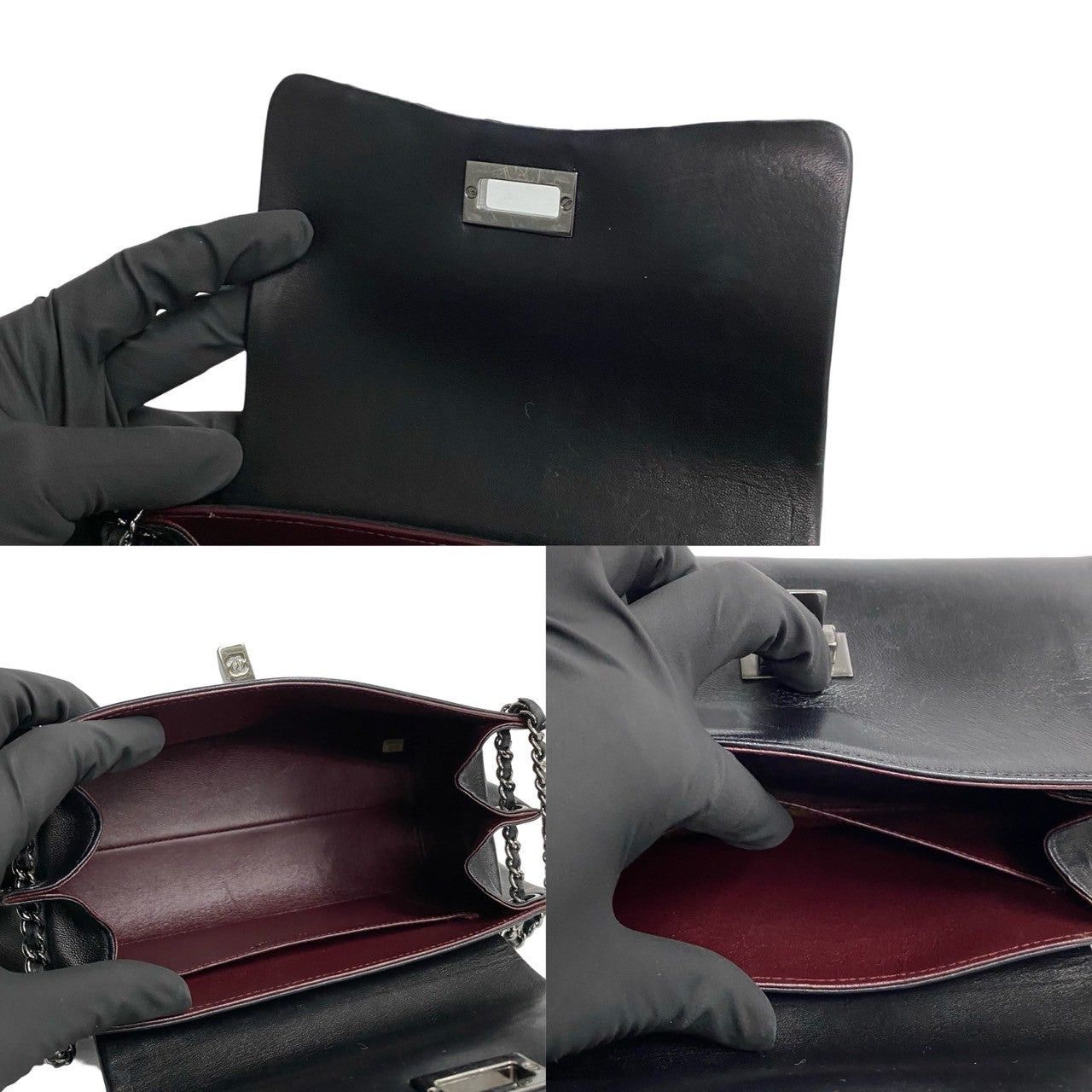 Chanel Chanel Shoulder Bag Black Leather Size ONE SIZE - 8 Thumbnail