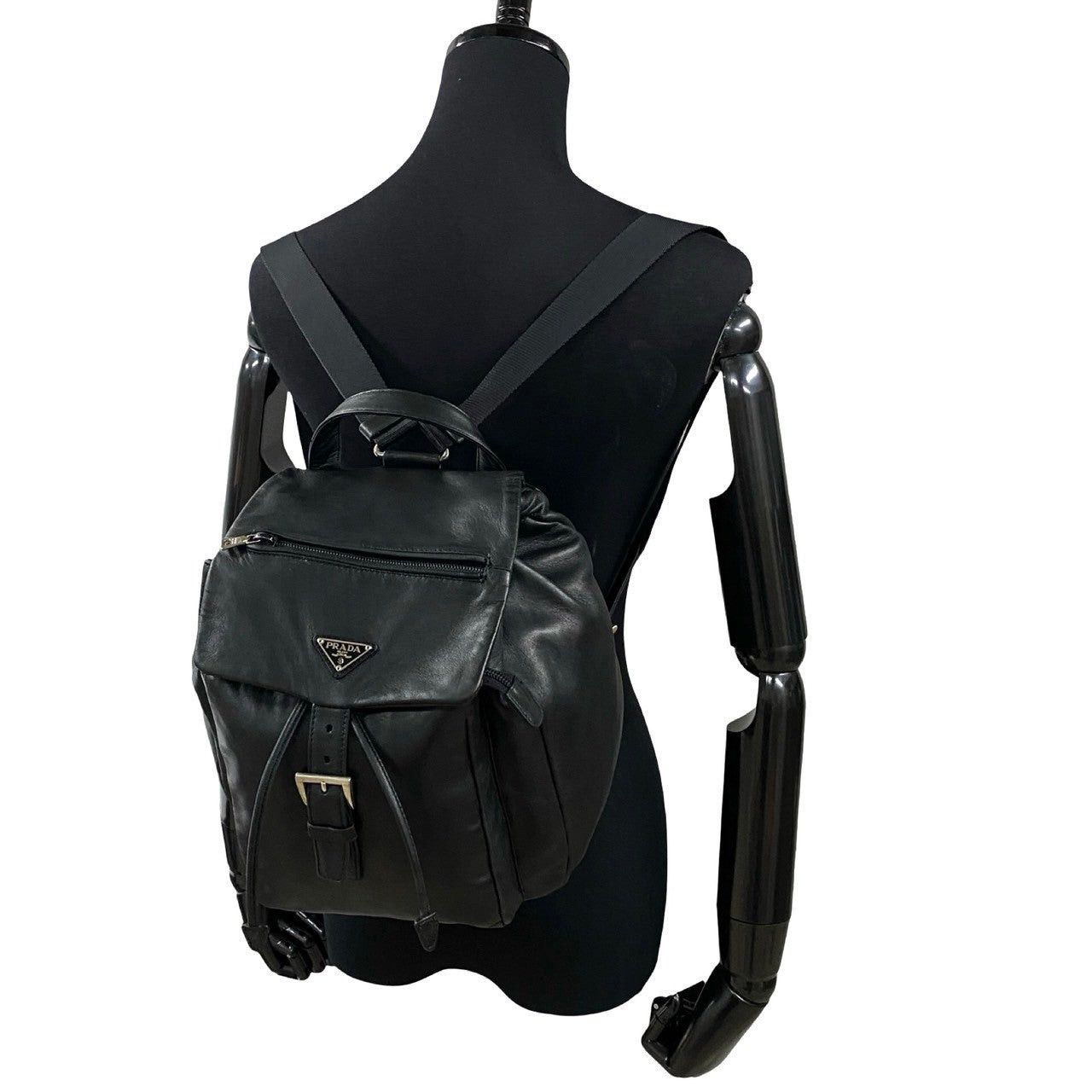 Prada Prada Backpack Black Synthetic Size ONE SIZE - 2 Thumbnail