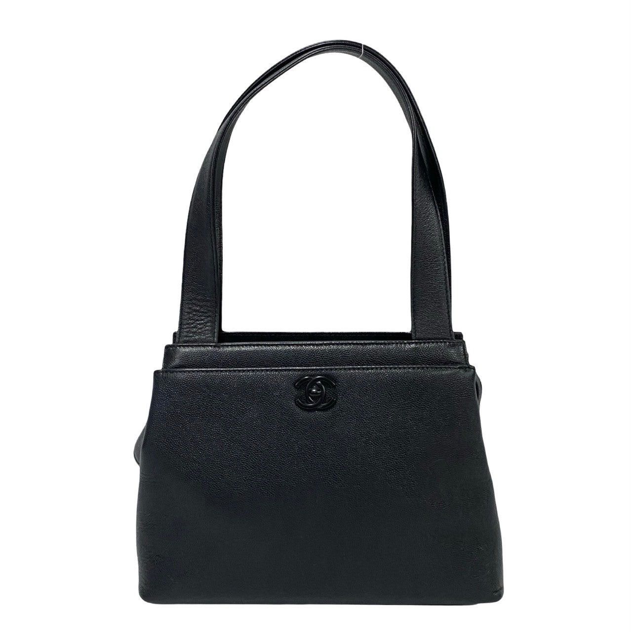 Chanel Chanel Handbag Black Leather Size ONE SIZE - 2 Thumbnail