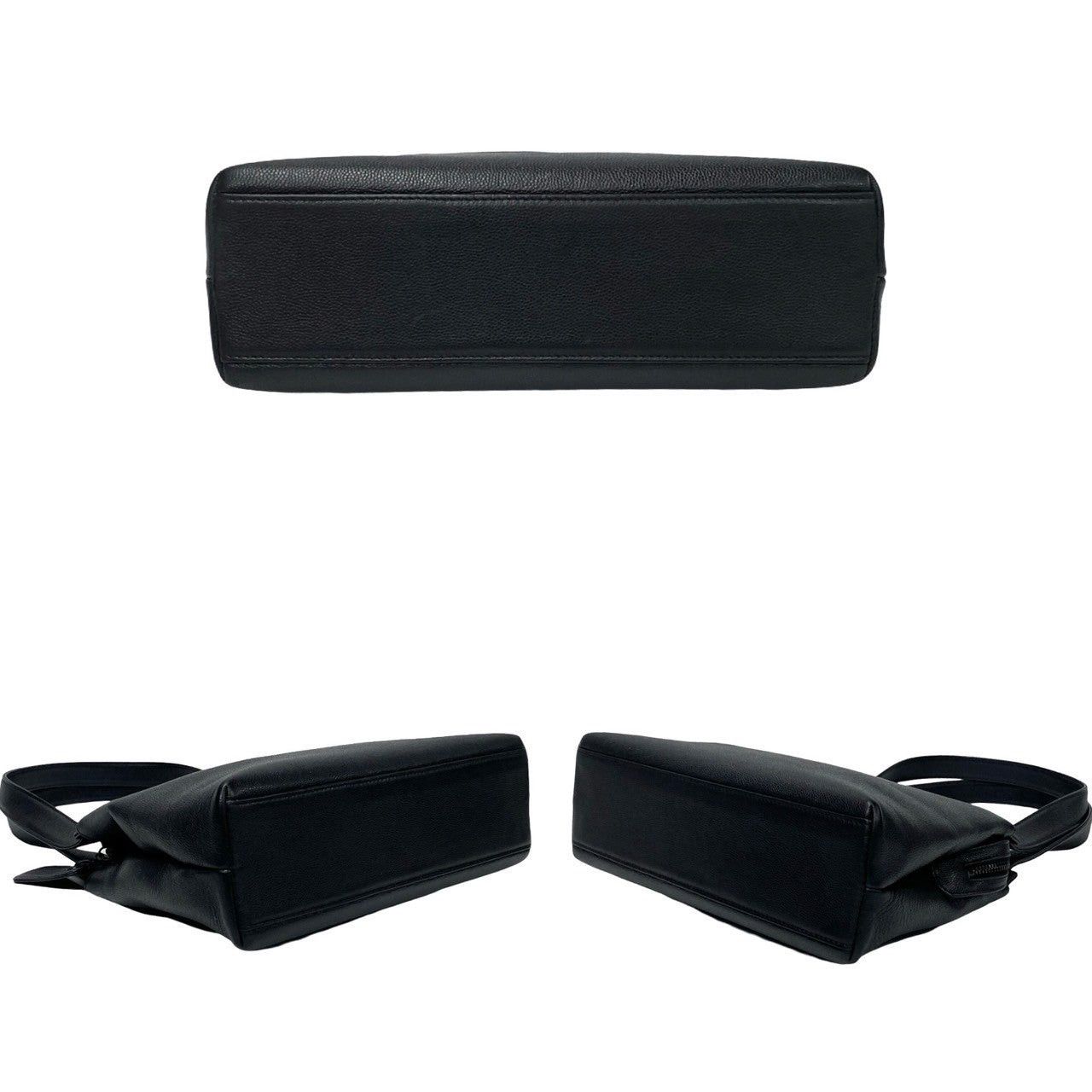 Chanel Chanel Handbag Black Leather Size ONE SIZE - 6 Thumbnail