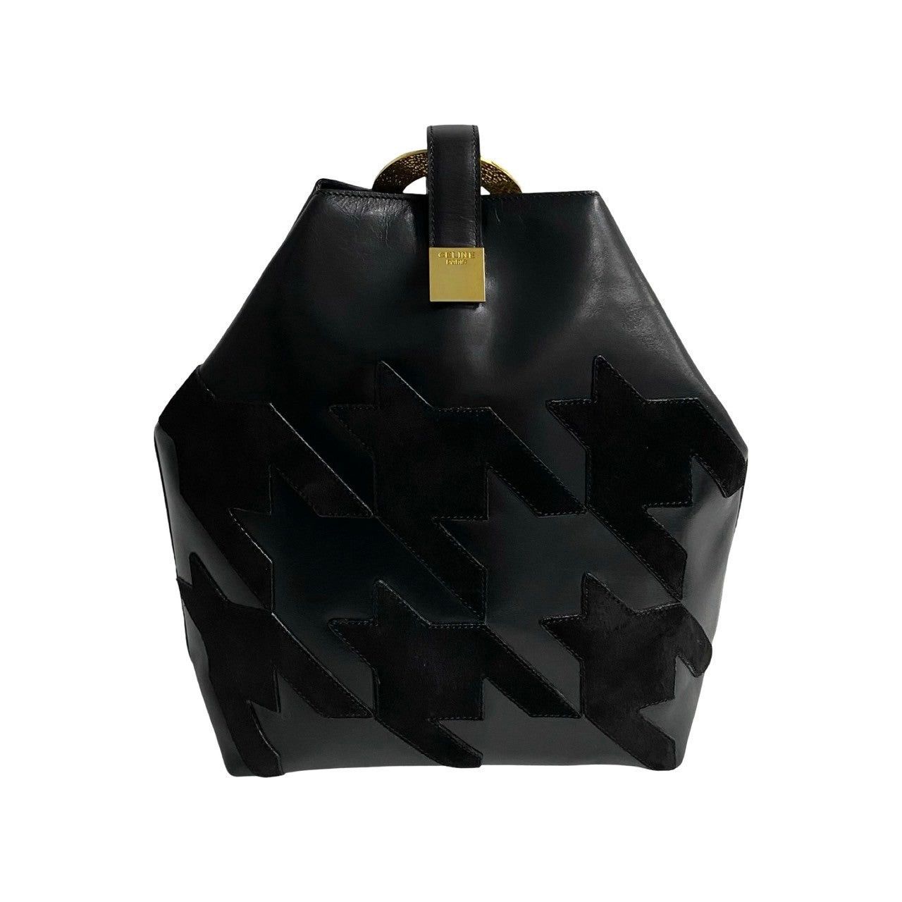 Celine Celine Shoulder Bag Black Leather Size ONE SIZE - 4 Thumbnail