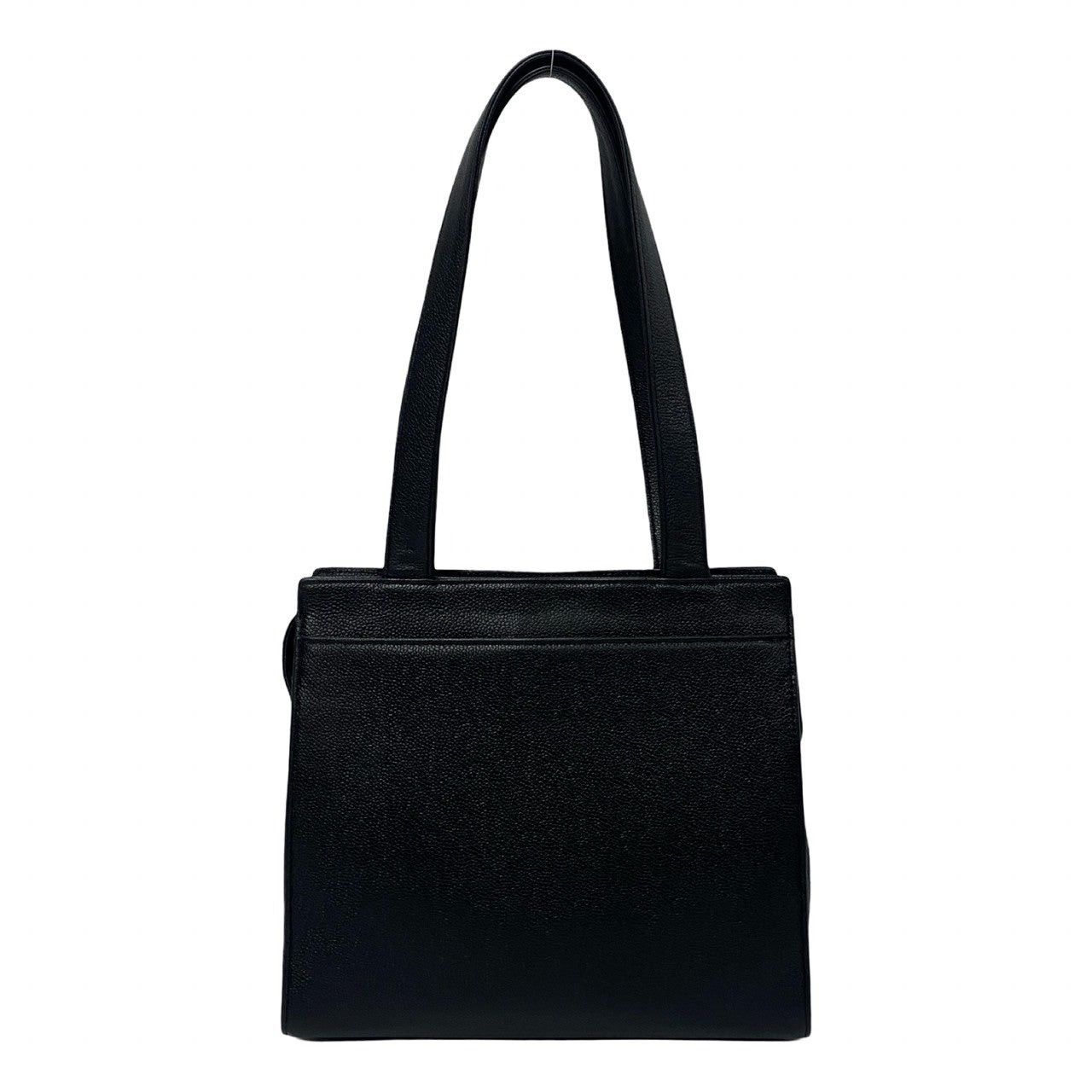Chanel Chanel Tote Bag Black Leather Size ONE SIZE - 4 Thumbnail
