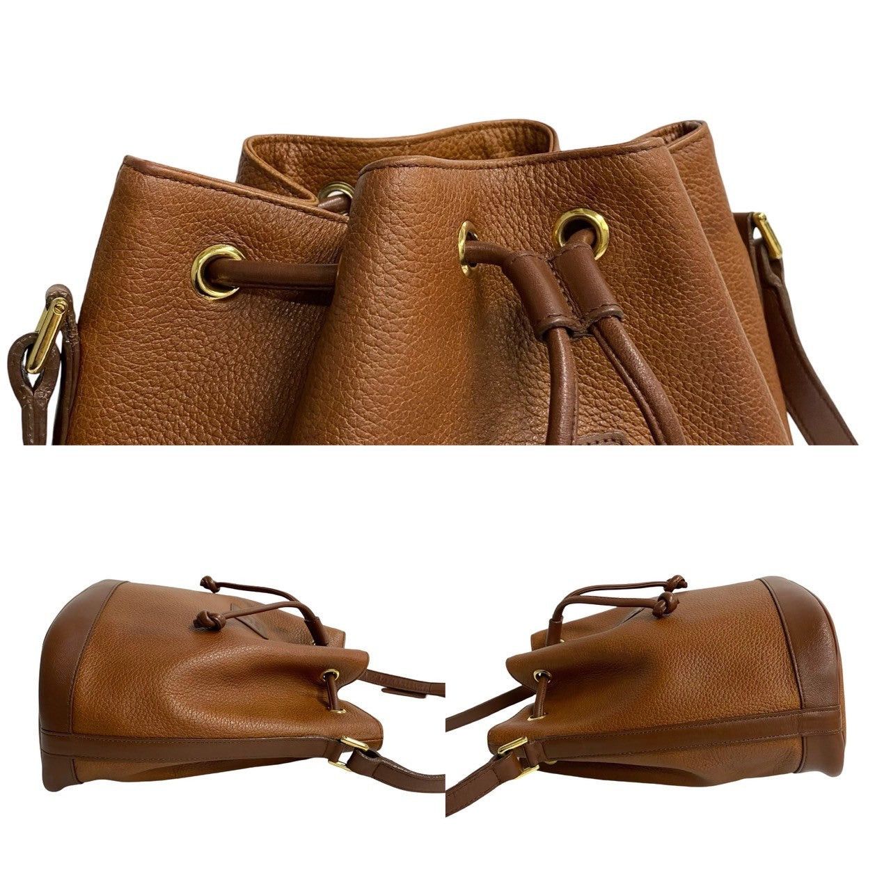 Burberry Burberry Shoulder Bag Brown Leather Size ONE SIZE - 5 Thumbnail