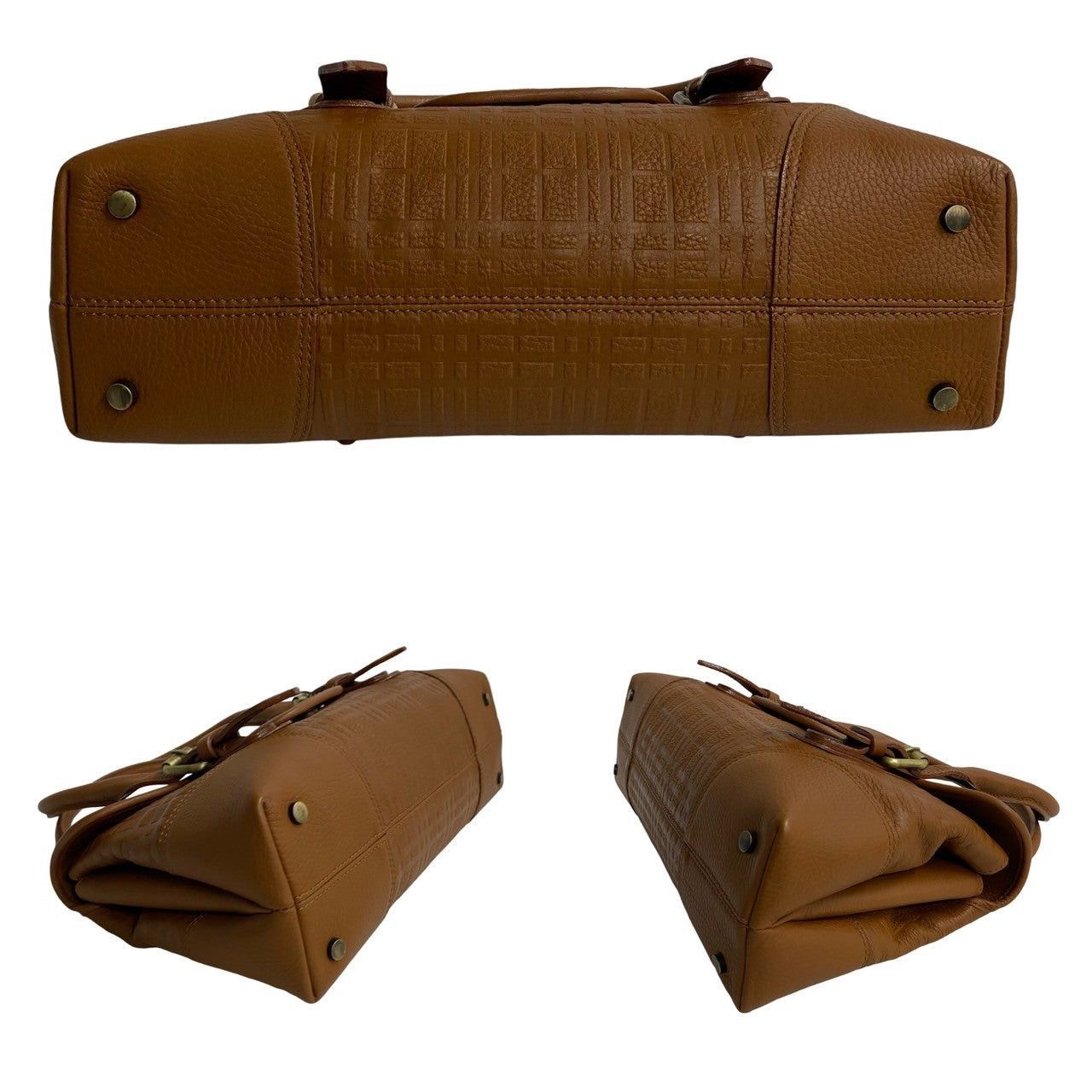 Burberry Burberry Handbag Brown Leather Size ONE SIZE - 6 Thumbnail