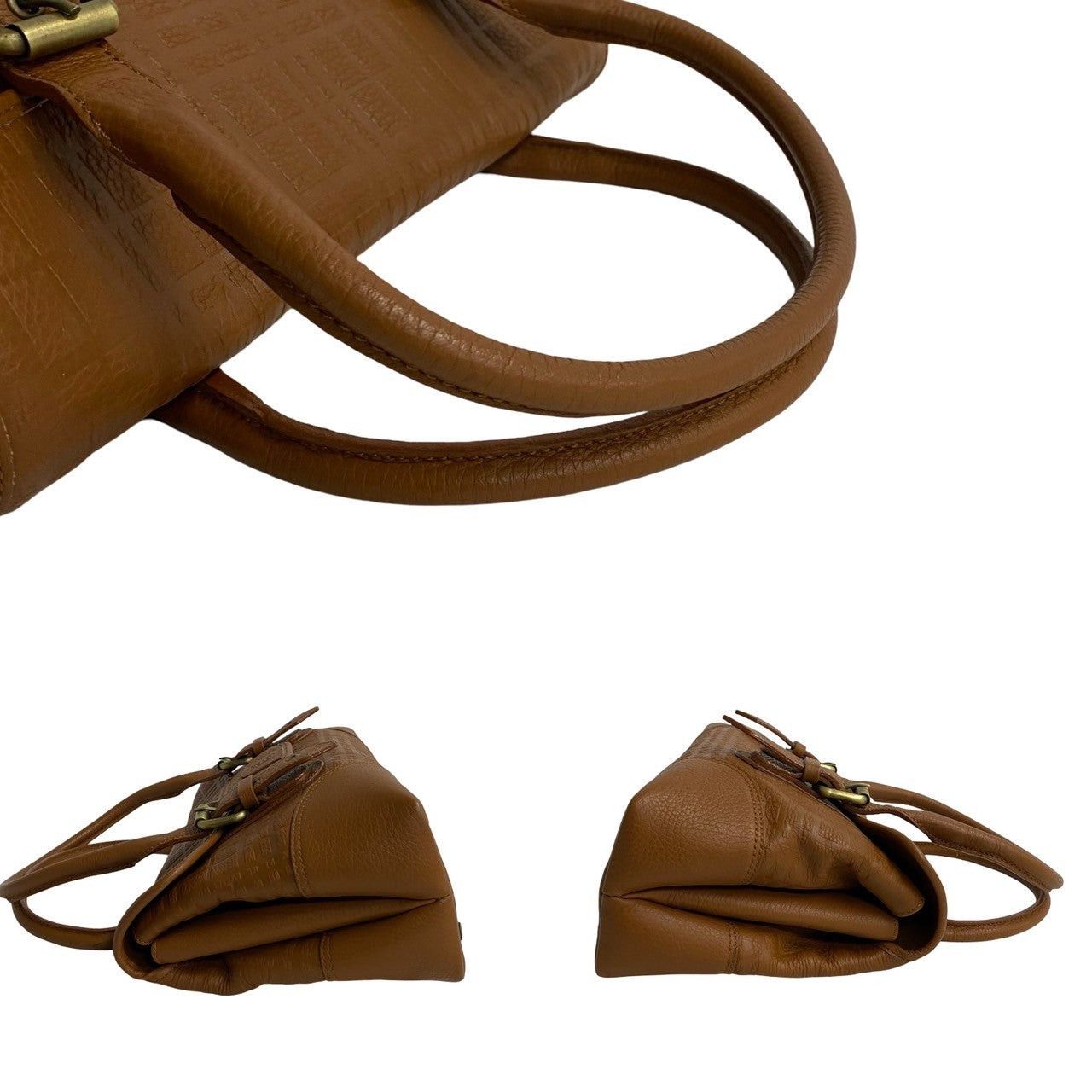 Burberry Burberry Handbag Brown Leather Size ONE SIZE - 5 Thumbnail